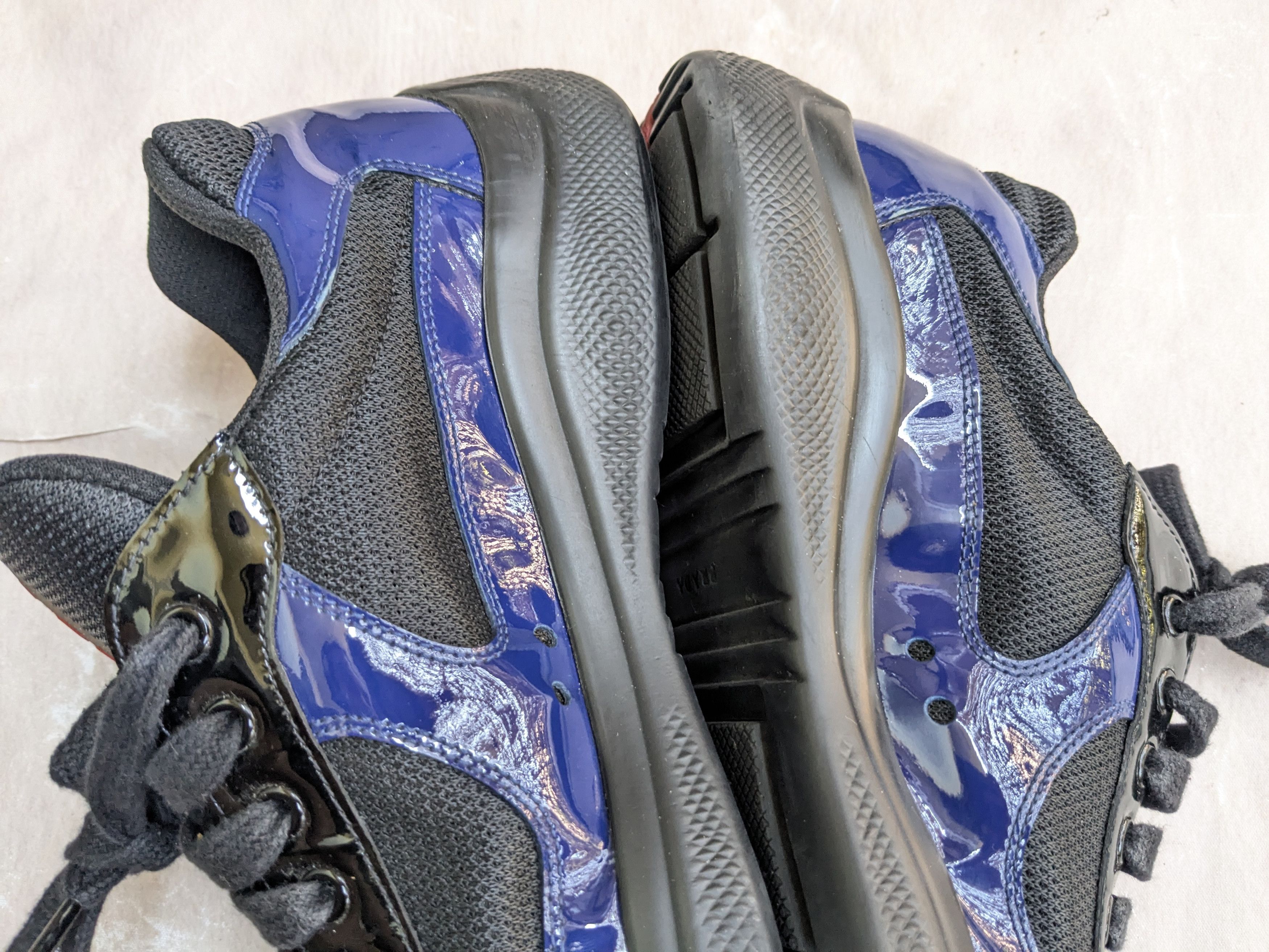 Prada Prada America's Cup Sneakers Blue Patent Blue 10 Size US 10 / EU 43 - 11 Thumbnail