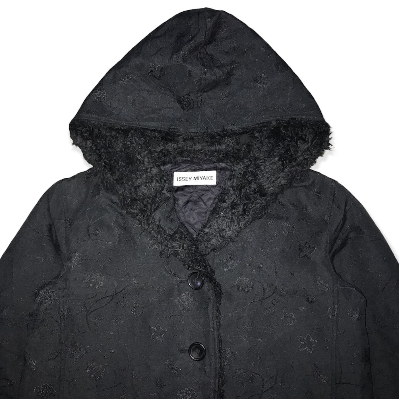 Issey Miyake Vintage Issey Miyake Coat Jacket Flower Pattern Size US L / EU 52-54 / 3 - 9 Thumbnail