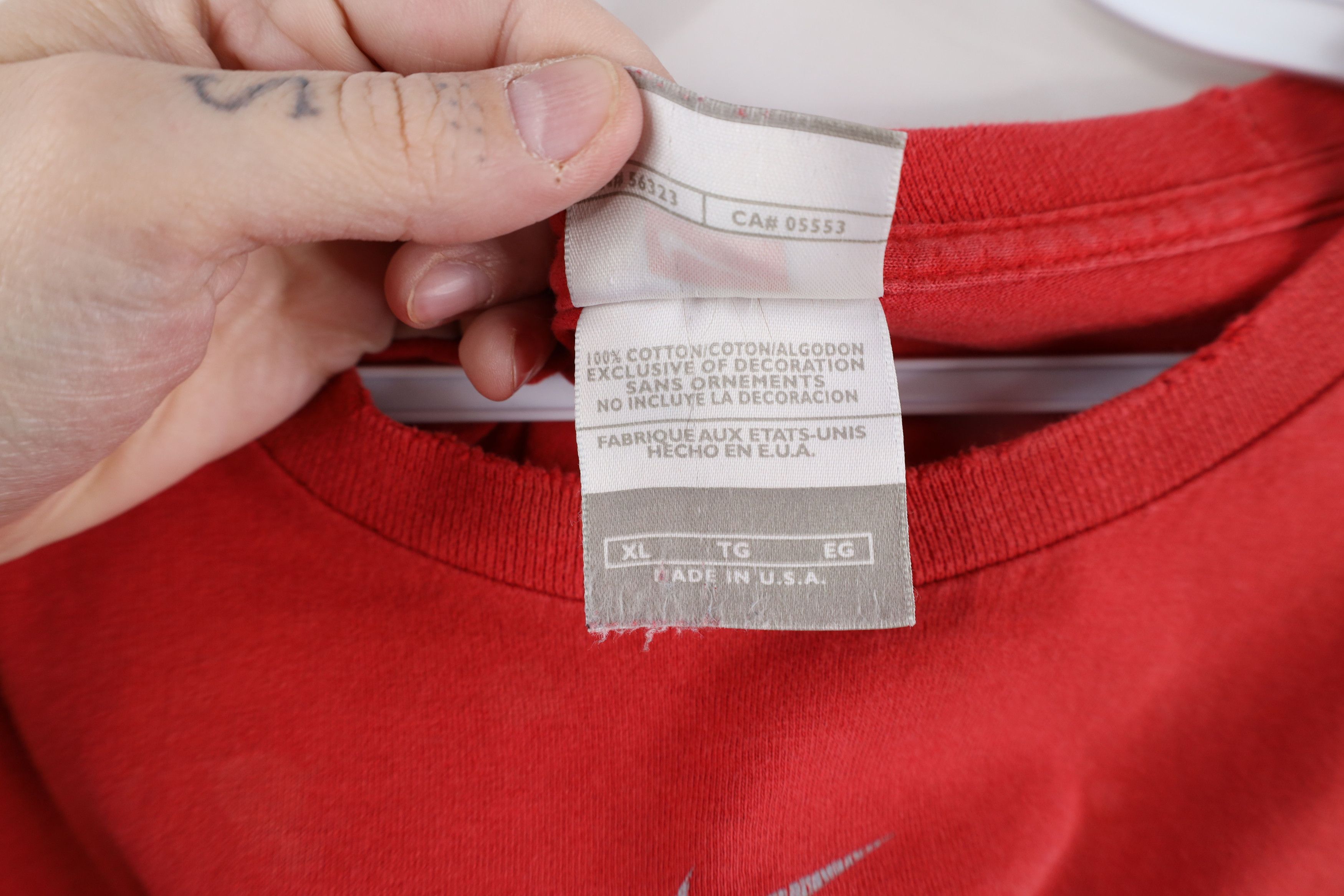 Nike × Vintage Vintage Y2K 2002 Nike Ohio State vs Michigan T-Shirt Size US XL / EU 56 / 4 - 13 Thumbnail