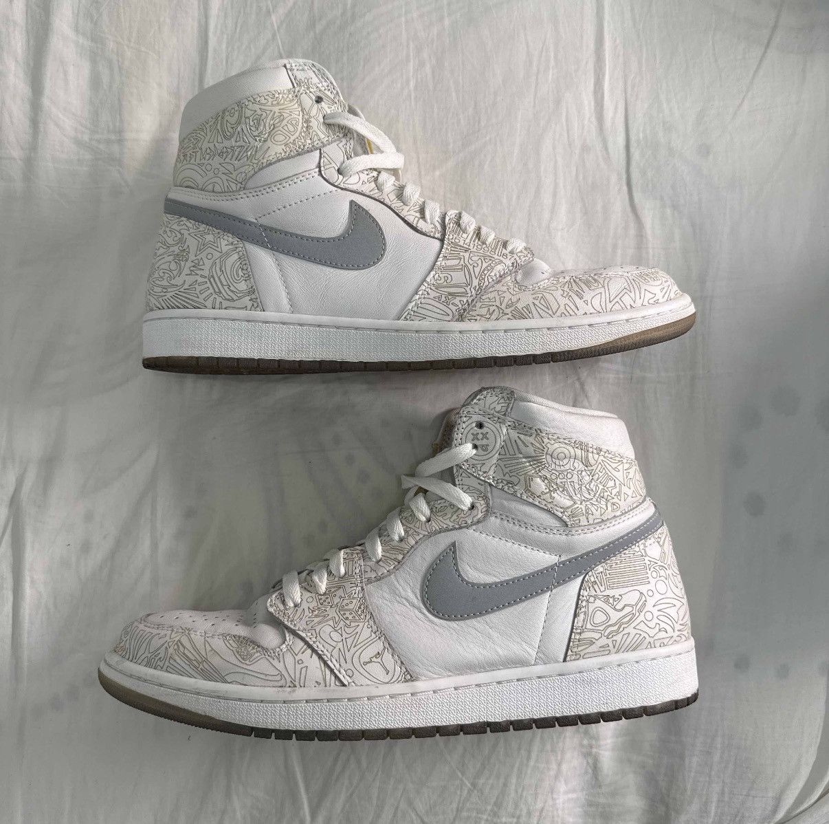 Jordan Brand Laser Air Jordan 1’s 2014 Size US 12 / EU 45 - 2 Thumbnail