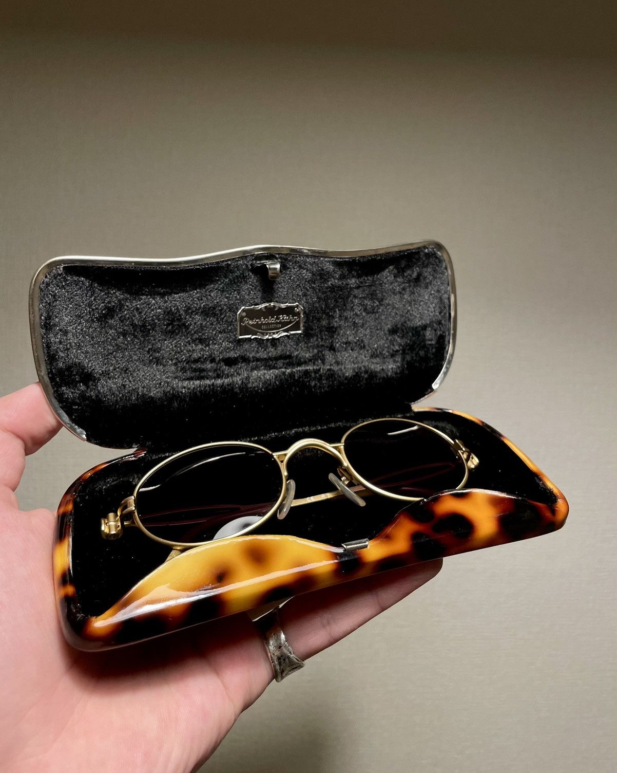 Jean Paul Gaultier Jean Paul Gaultier OVAL SUNGLASSES STEAM PUNK VINTAGE Size ONE SIZE - 9 Thumbnail