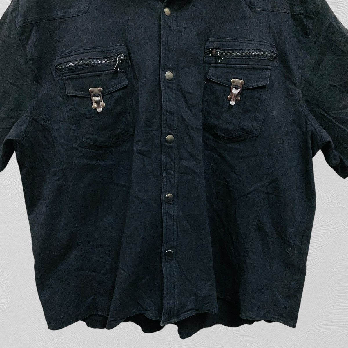 In The Attic In the attic hoodie black shirt jacket Size US XL / EU 56 / 4 - 3 Thumbnail