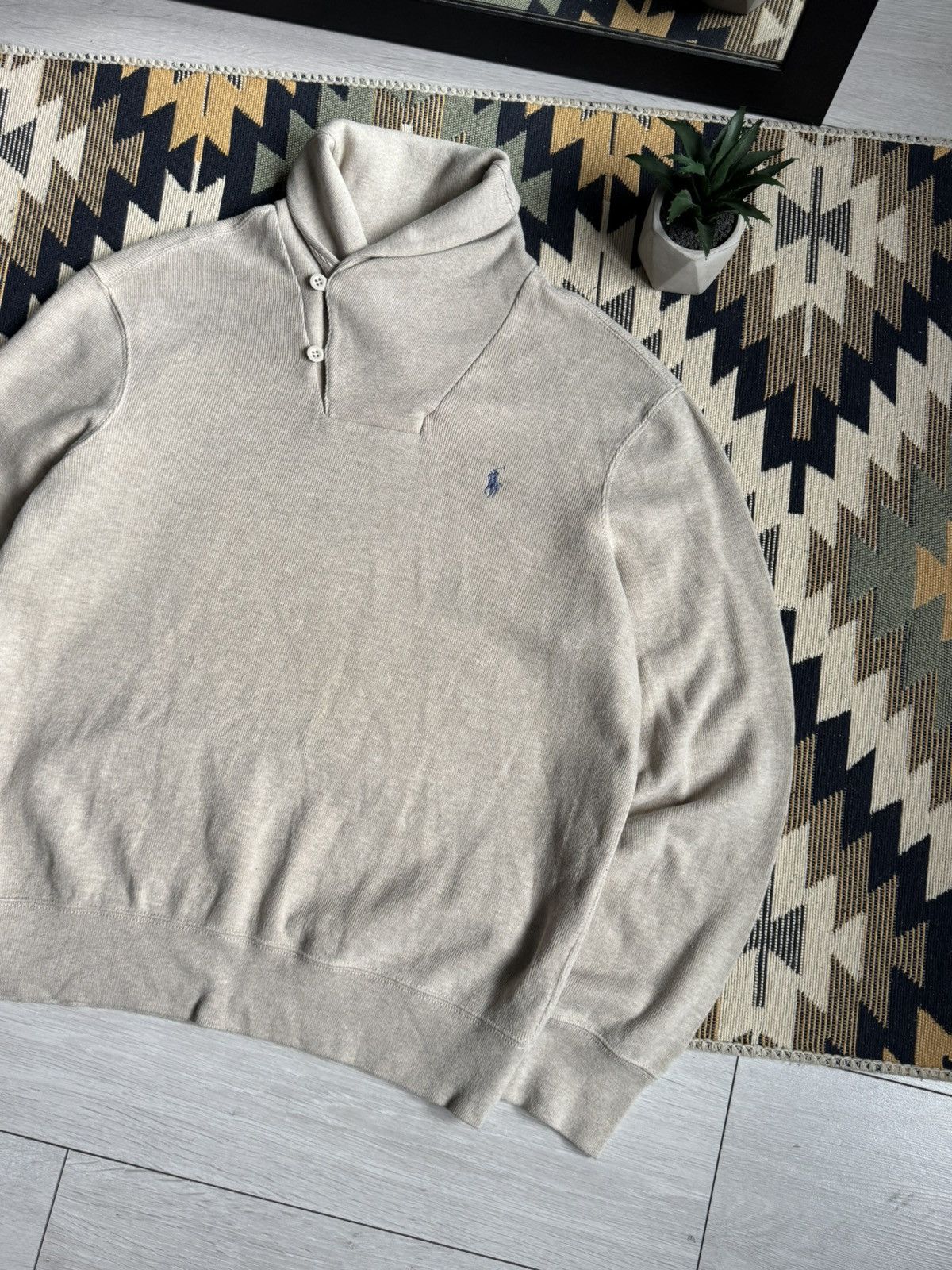 Polo Ralph Lauren Vintage Polo Ralph Lauren 1/3 Sweater Size US L / EU 52-54 / 3 - 3 Thumbnail