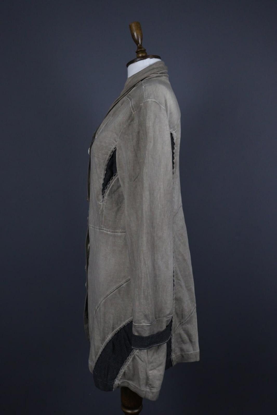 Bottega Veneta Bottega by Elisa Cavaletti Beige Coat Jacket Size L Size L / US 10 / IT 46 - 4 Thumbnail