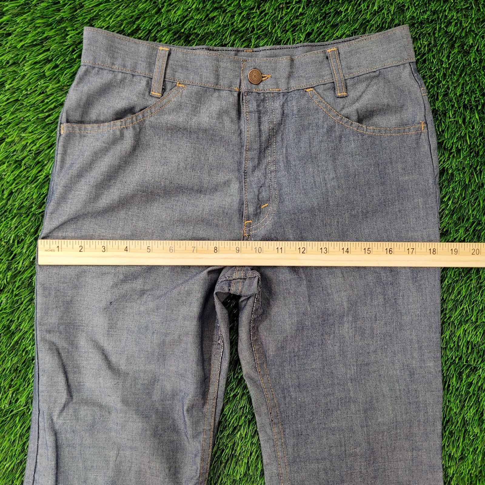 Levi's VTG 70s Levis Orange Tab Flares 30x26 Talon Bell Bottoms Size US 30 / EU 46 - 17 Thumbnail
