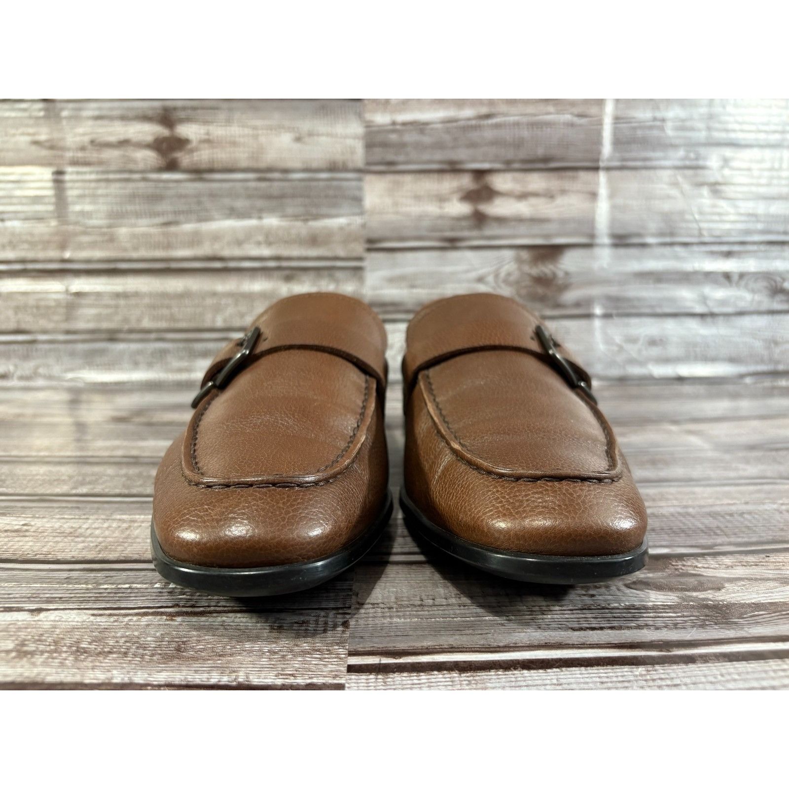 Tod's Tod's Fibbia moccasin Leather Loafers size 7 US color brown Size US 7 / EU 40 - 3 Thumbnail