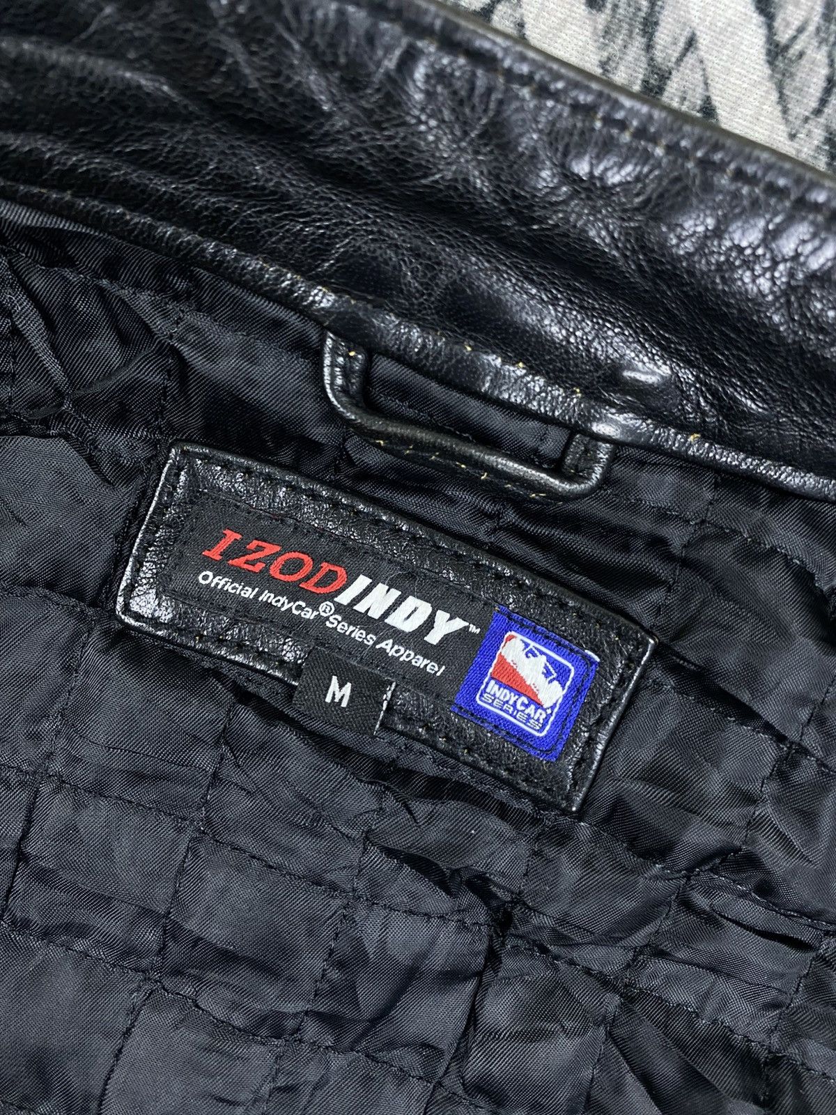 Izod Vintage Izod Indy Car Series Speedway Leather Jacket Size US M / EU 48-50 / 2 - 11 Thumbnail