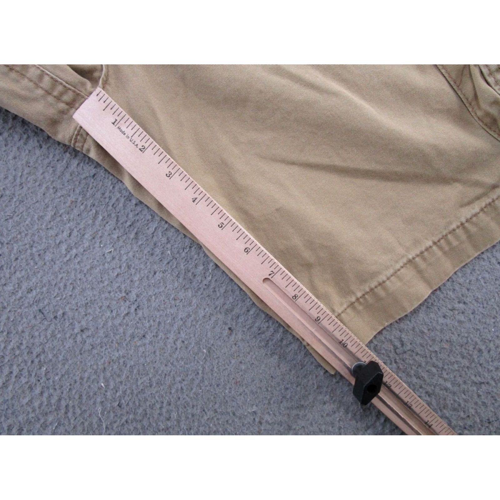 Vintage VINTAGE Aeropostale Mens Baggy Drawstring Cargo Shorts Size 32 Beige Cotton Cargo Pocket 90s Summer Mens Size US 32 / EU 48 - 6 Thumbnail