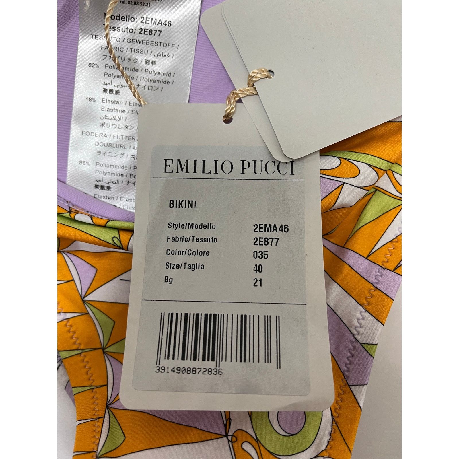 Emilio Pucci NWT Emilio Pucci Printed Bikini Set Size S / US 4 / IT 40 - 4 Thumbnail