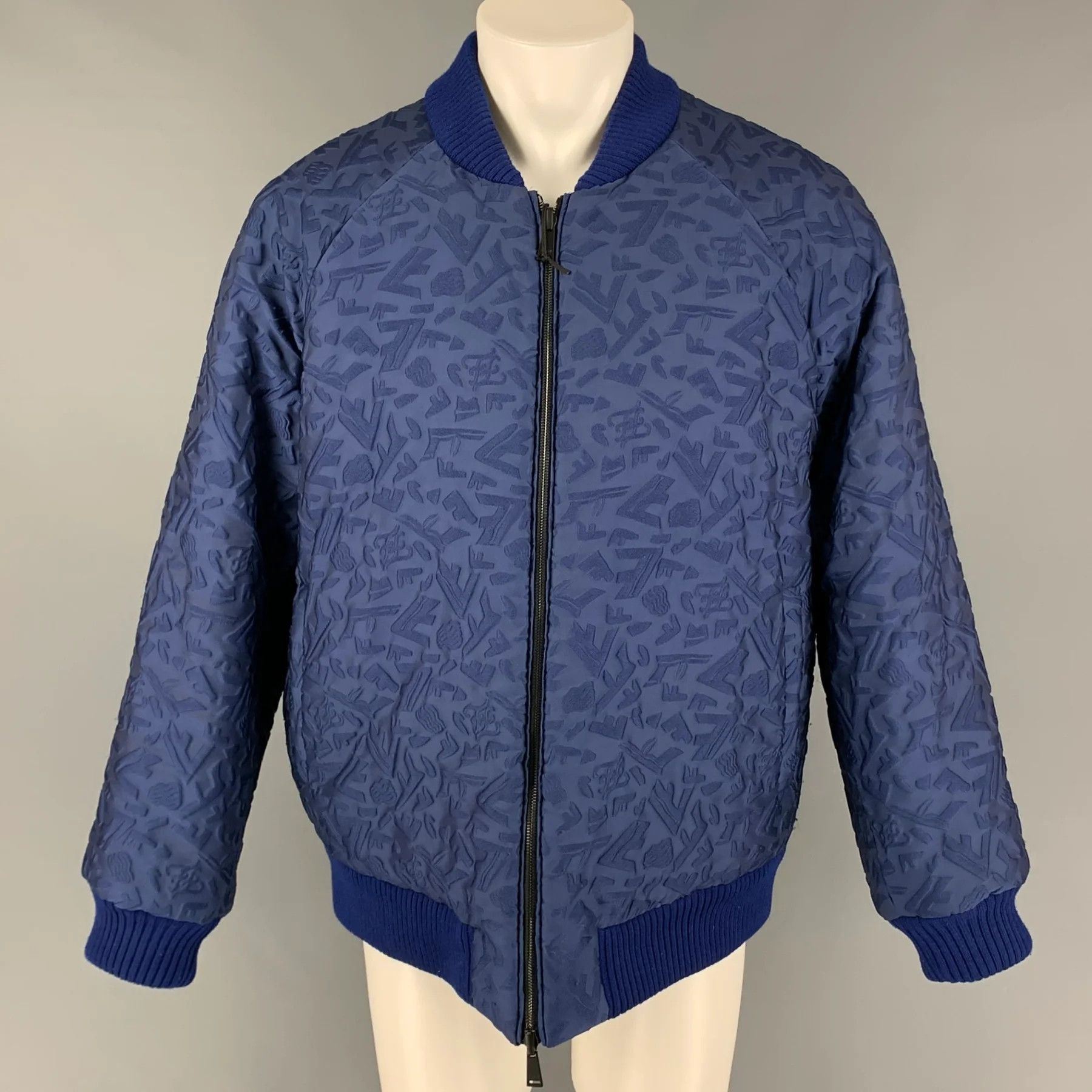 o1w1db10823 Bomber Jacket in Blue