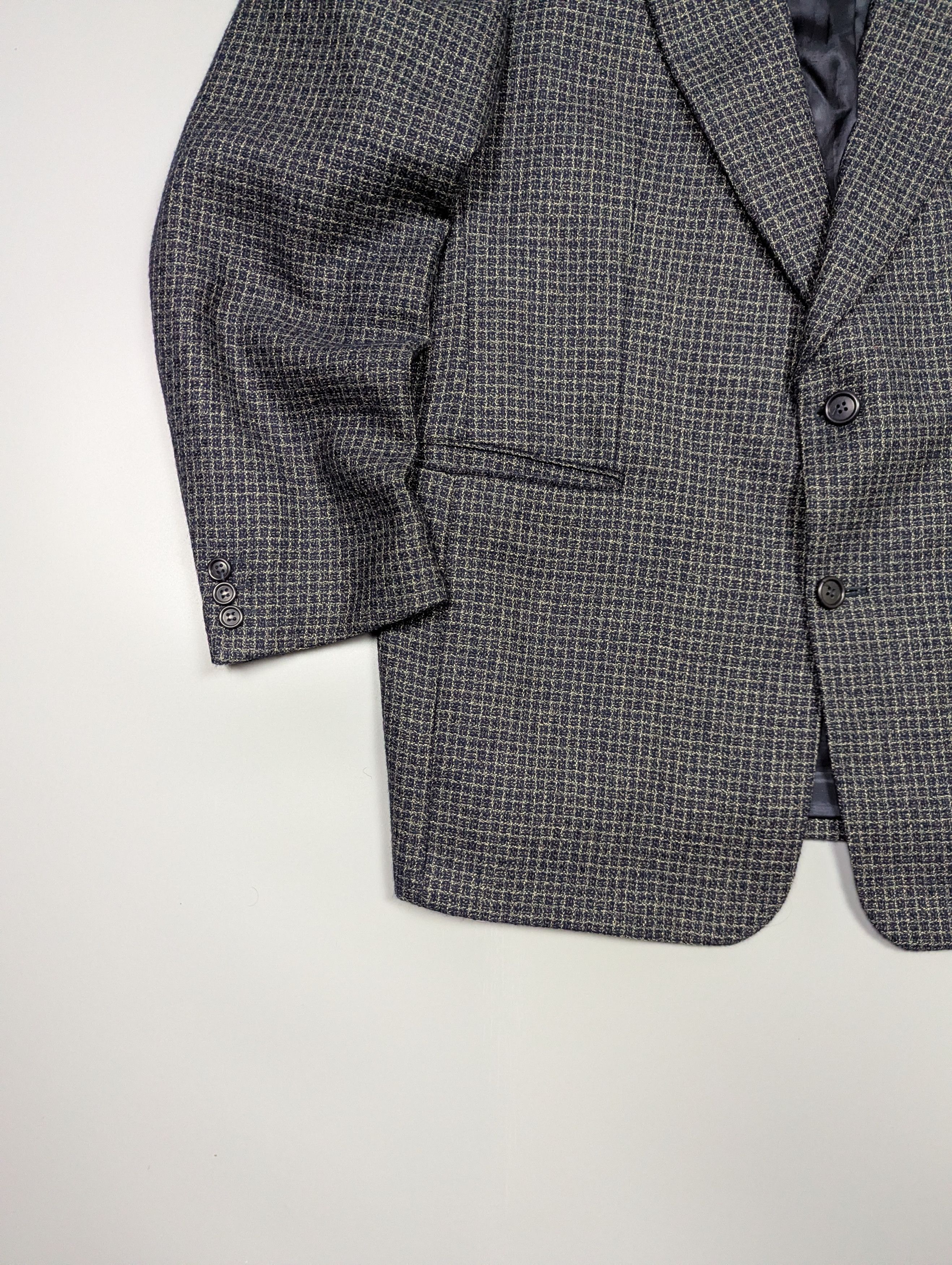 Vintage Vintage Carl Gross Wool Blazer Tailored by Leffers Men’s XL Size 52R - 3 Thumbnail