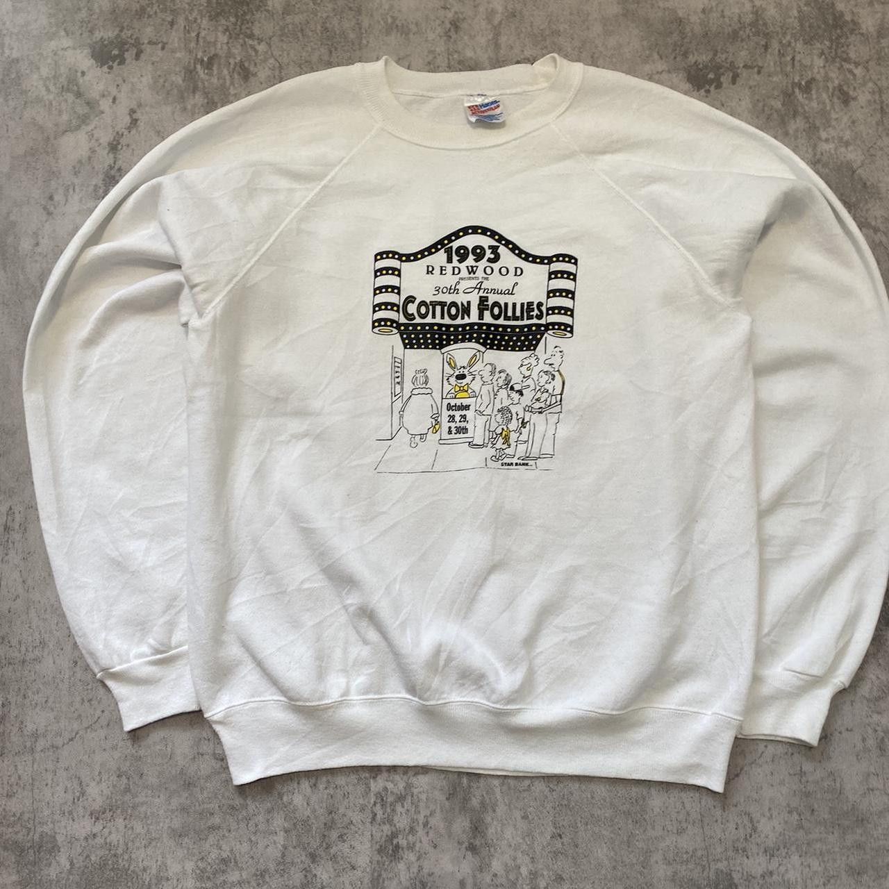 Hanes 1993 Redwood Hanes Cotton Follies crewneck Size US L / EU 52-54 / 3 - 1 Thumbnail