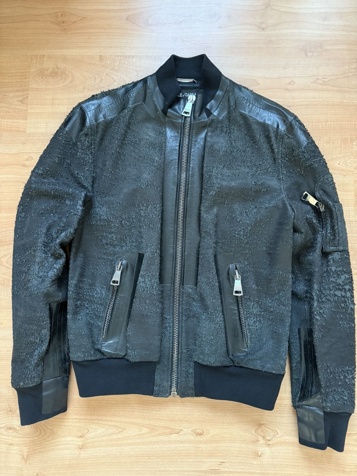 Dolce & Gabbana × Vintage Dolce&Gabbana leather bomber Size US L / EU 52-54 / 3 - 8 Thumbnail