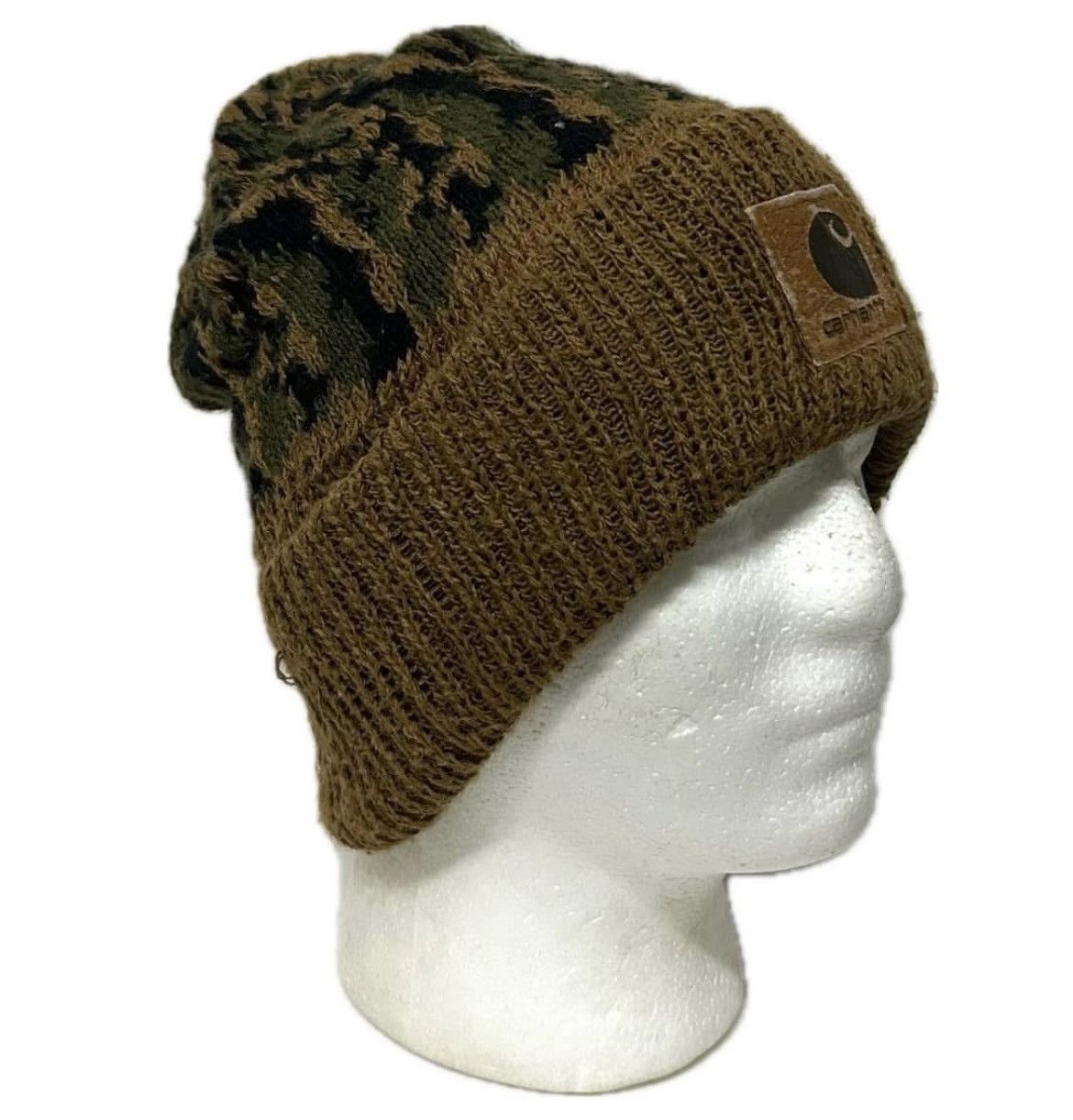 Calvin Klein × Carhartt × Vintage Vintage Carhartt beanie leopard Size ONE SIZE - 3 Thumbnail