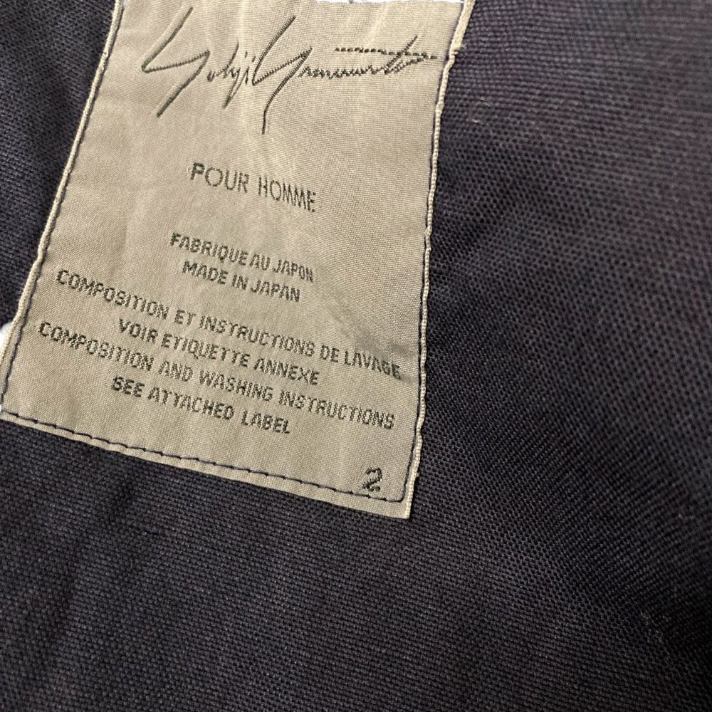 Yohji Yamamoto YOHJI YAMAMOTO PRODUCE Cotton linen blend long jacket Size US M / EU 48-50 / 2 - 6 Thumbnail