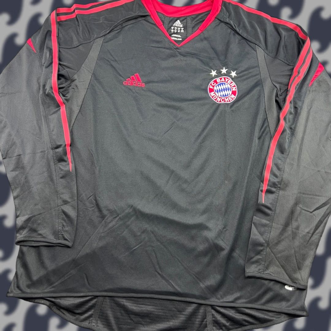 Adidas adidas Bayern Munich 2004 2005 Third Player Issue Football Jersey Mens XL Long Black Polo Shirt? Size US XL / EU 56 / 4 - 1 Thumbnail