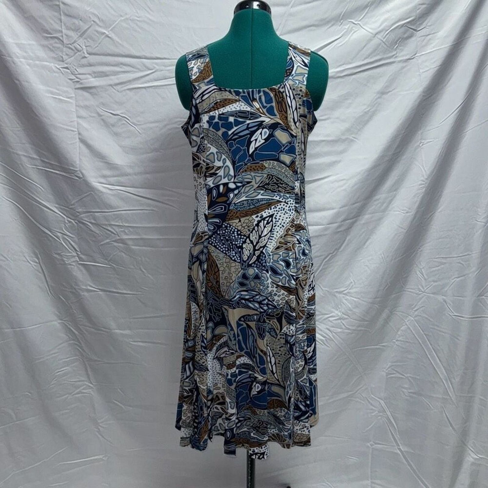 Other Creation Blue Paisley Scarf Dress | Sz M Size M / US 6-8 / IT 42-44 - 5 Thumbnail