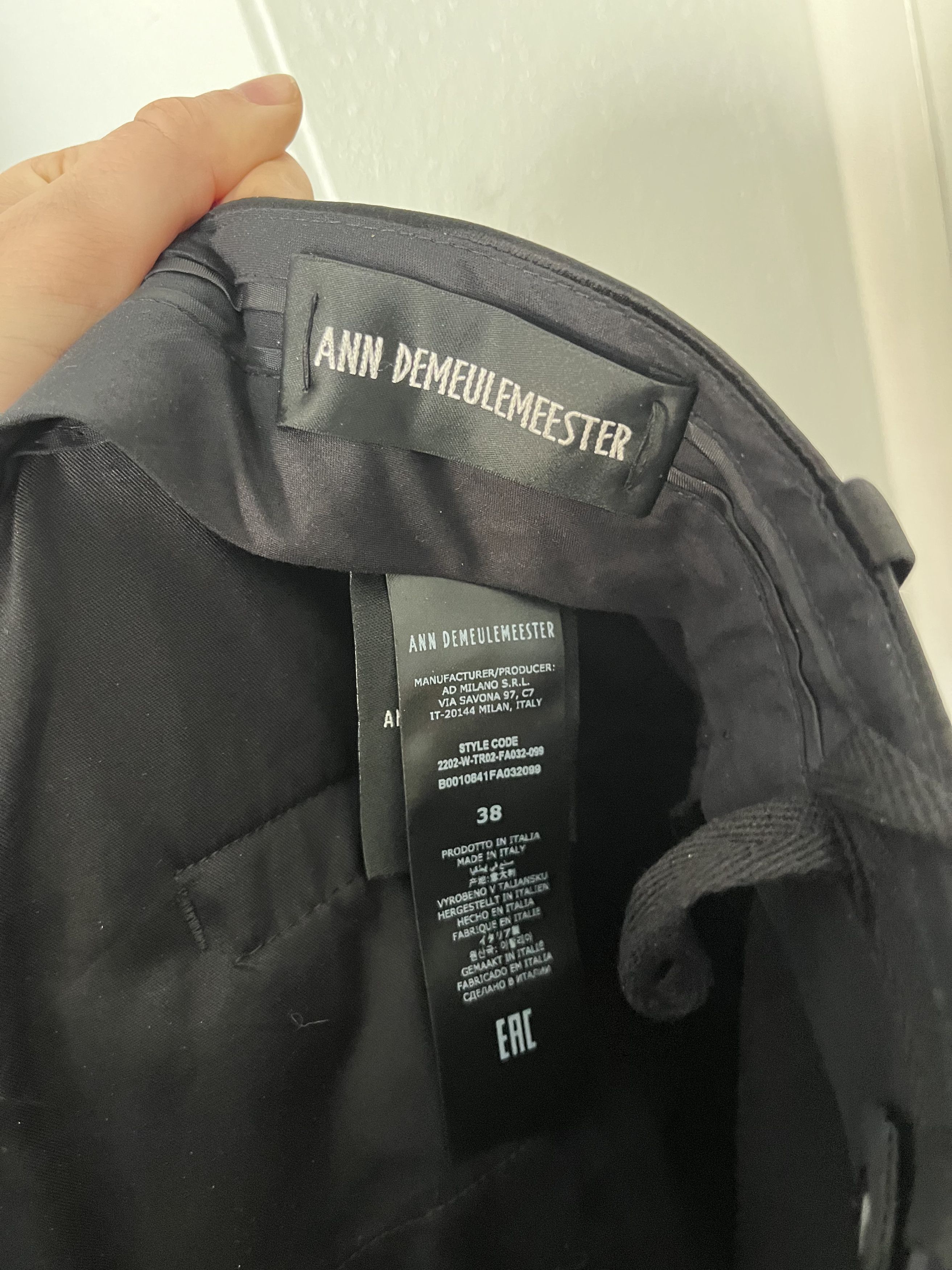 Ann Demeulemeester Ann Demeulemeester Belinda Loose Fit Trousers Size 27" / US 4 / IT 40 - 5 Thumbnail