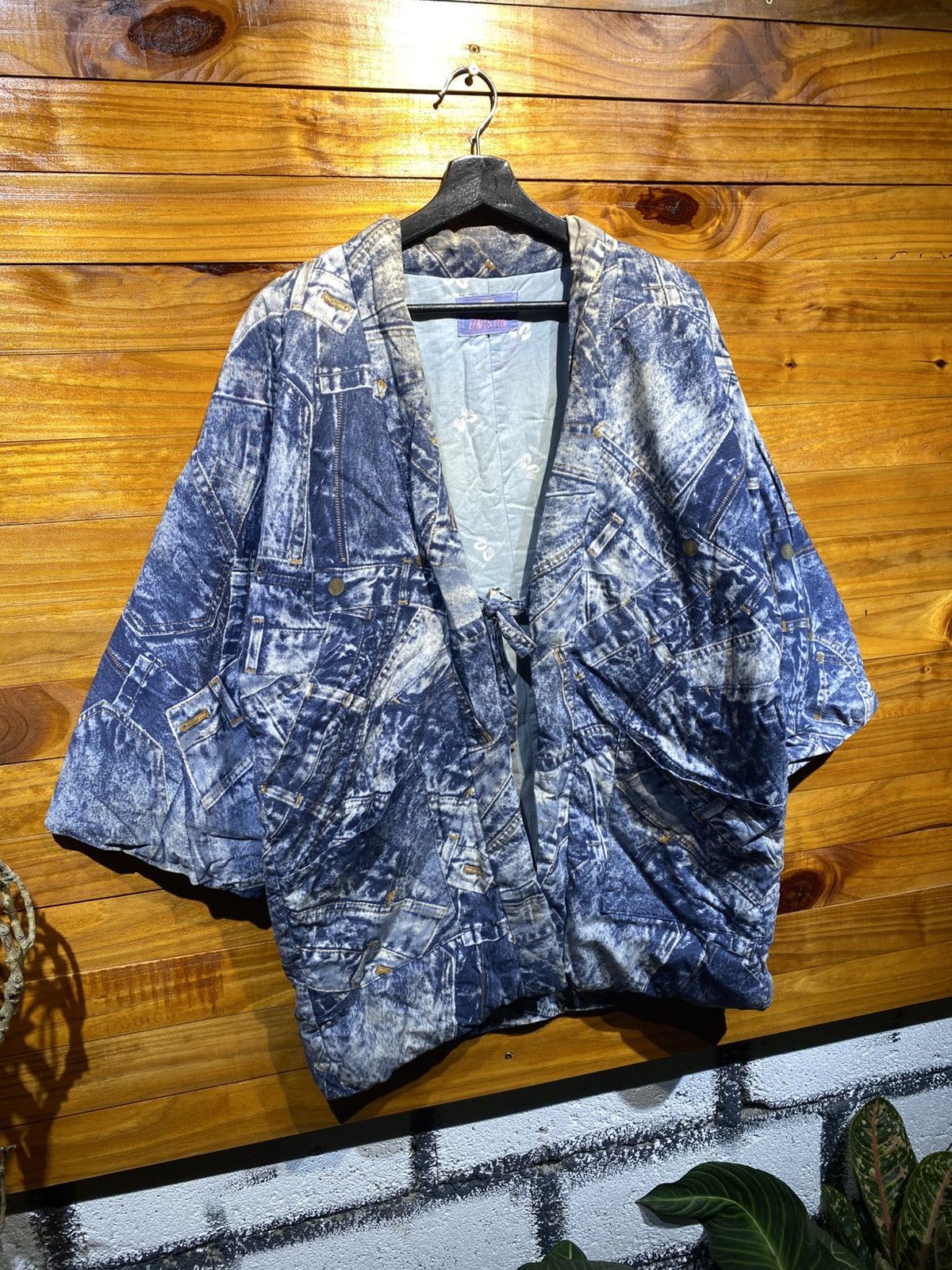 Japanese Brand Unison Hanten Jacket Print Kimono Style Hurdle Graphic Size US M / EU 48-50 / 2 - 9 Thumbnail