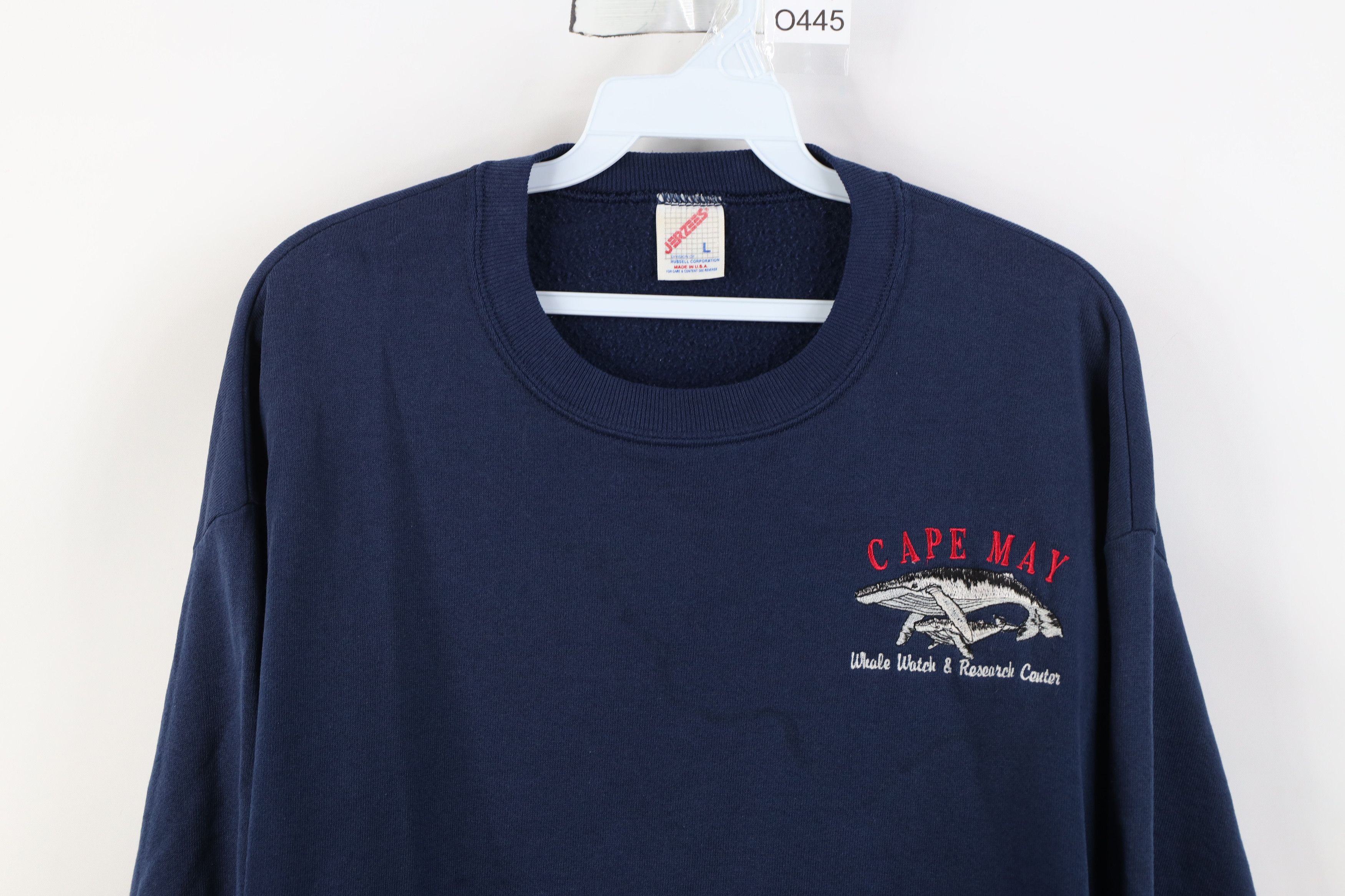 Vintage Vintage 90s Streetwear May Whale Watch Center Sweatshirt Size US L / EU 52-54 / 3 - 2 Thumbnail