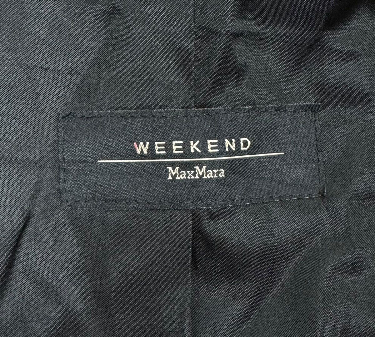 Weekend Max Mara Weekend Max Mara Herringbone Blazer Wool-Cotton Slik Trim Size XL / US 12-14 / IT 48-50 - 11 Thumbnail