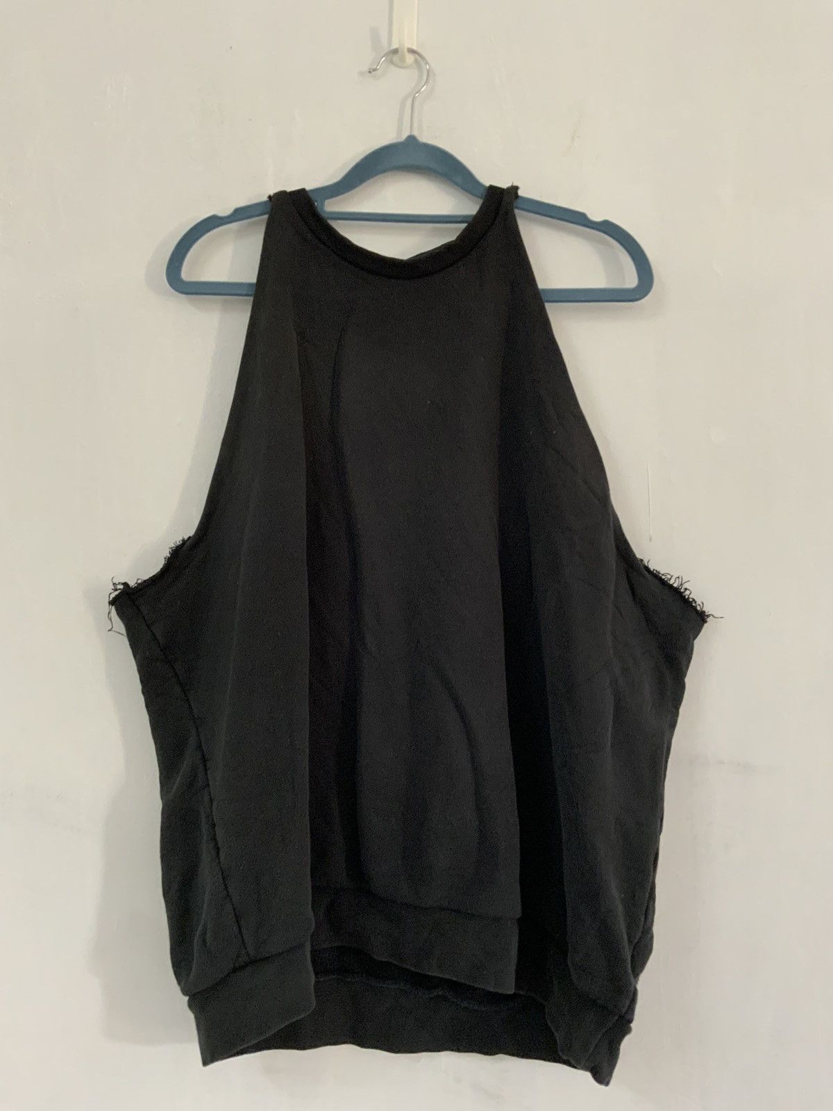 Adidas ADIDAS Big Logo Black Custom Sleeveless Size US L / EU 52-54 / 3 - 2 Thumbnail
