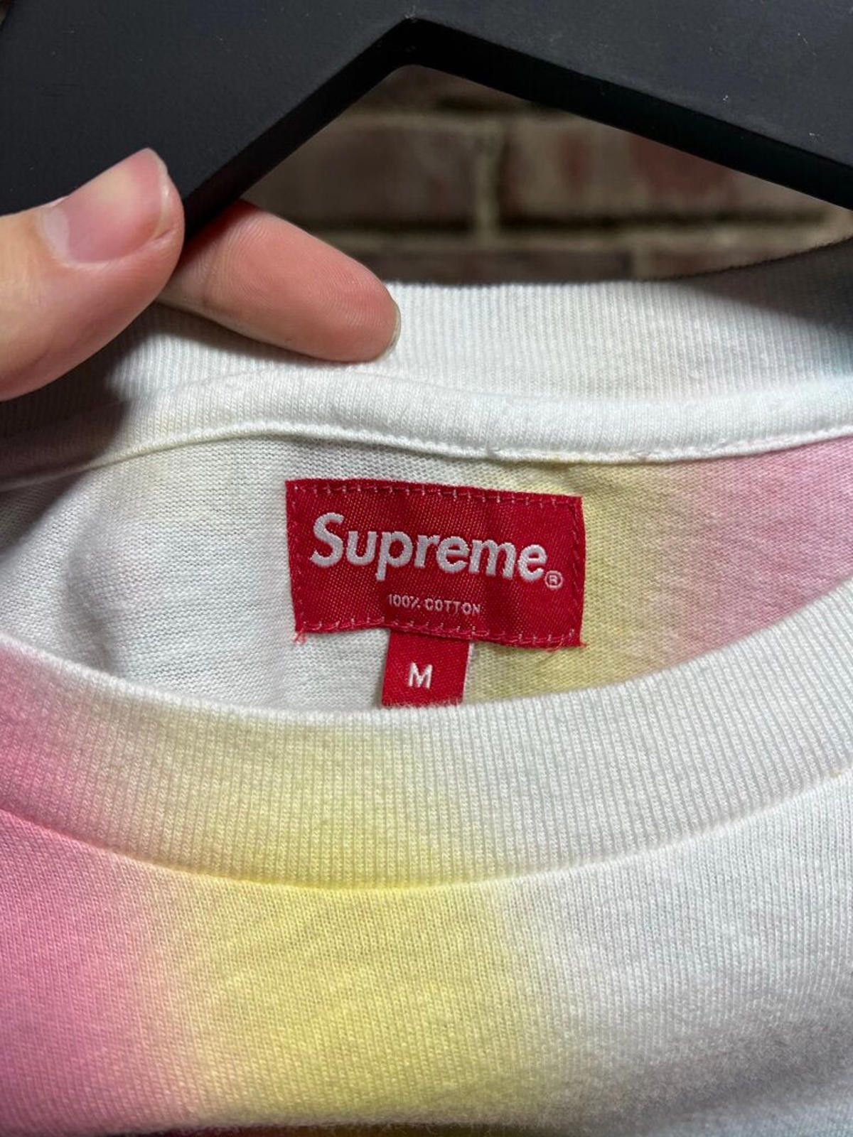 Supreme Supreme Sprayed Plaid Tee White Sz. M Size US M / EU 48-50 / 2 - 3 Thumbnail