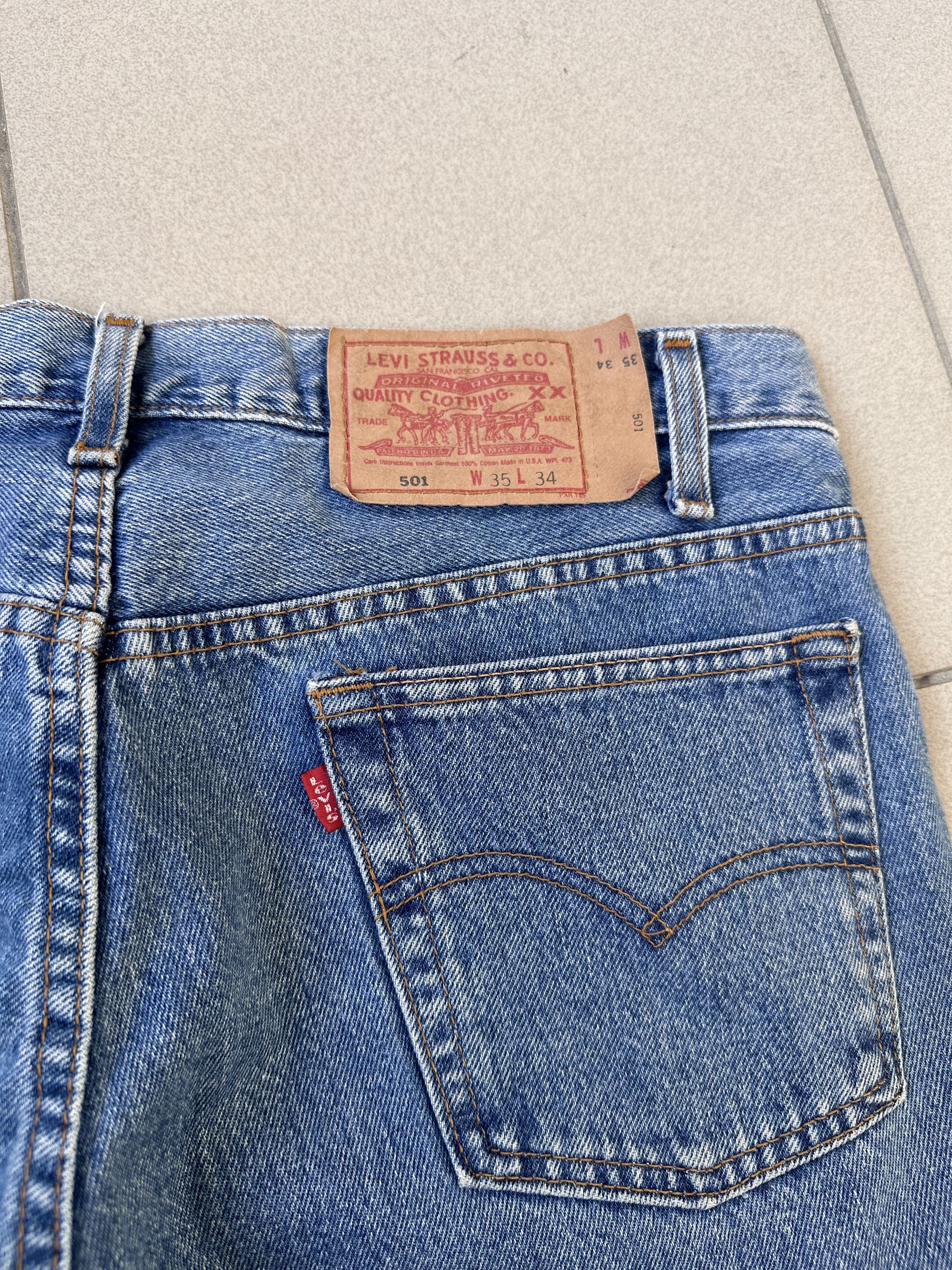 Levi's × Vintage Vintage Levi's Strauss 501 denim pants Size US 34 / EU 50 - 3 Thumbnail