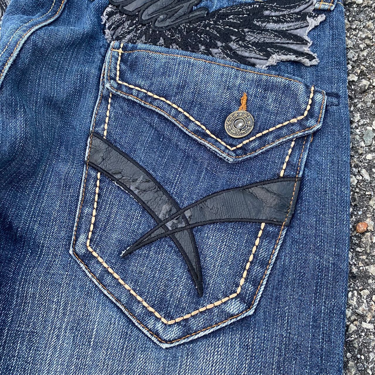 If Six Was Nine 💥Best Offer💥Vintage OririnJeans Distressed Denim Size US 32 / EU 48 - 13 Thumbnail