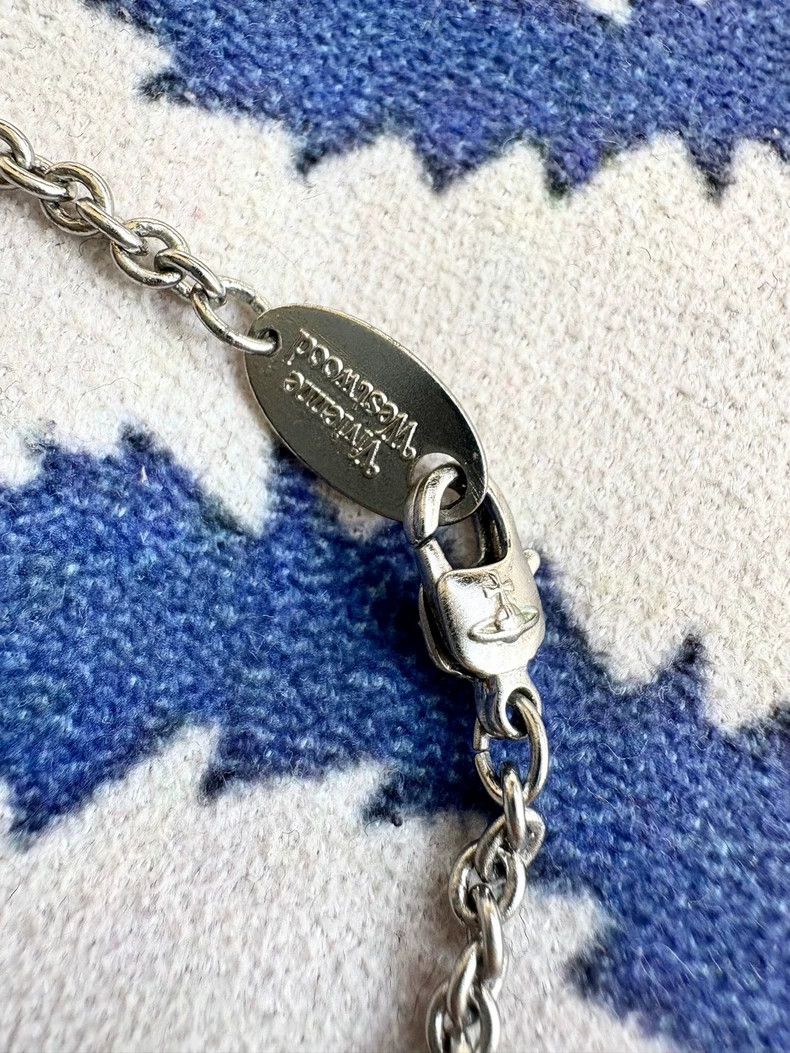 Vivienne Westwood Vivienne Westwood Pearl Flat Saturn Necklace Size ONE SIZE - 6 Thumbnail