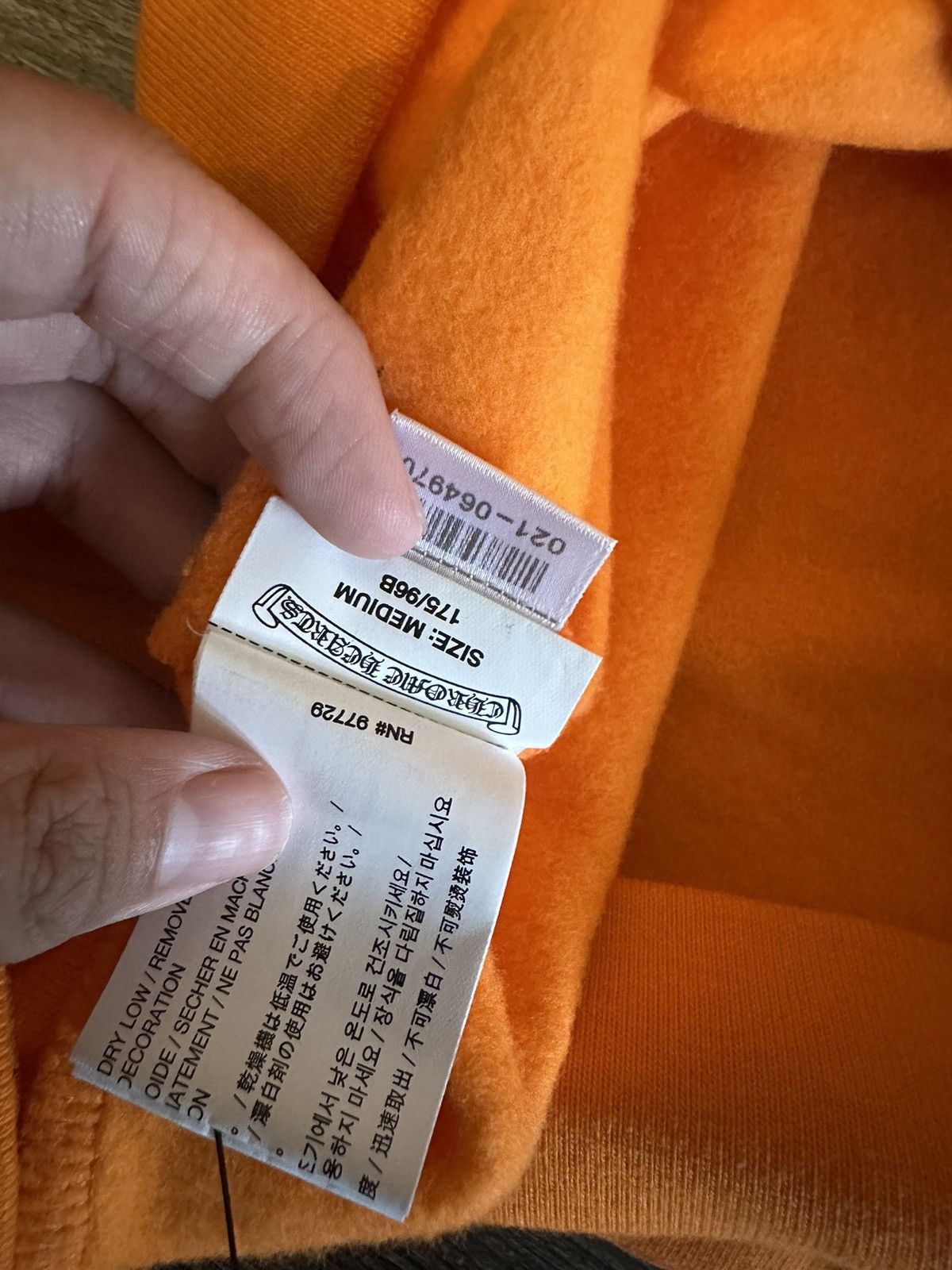 Chrome Hearts 🔥Chrome Hearts Off White Hoodie🔥 Size US M / EU 48-50 / 2 - 8 Thumbnail
