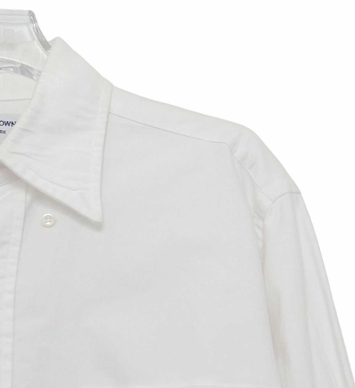 Thom Browne Thom Browne Collared Placket White Long Sleeve Shirt K26WX Size US M / EU 48-50 / 2 - 3 Thumbnail
