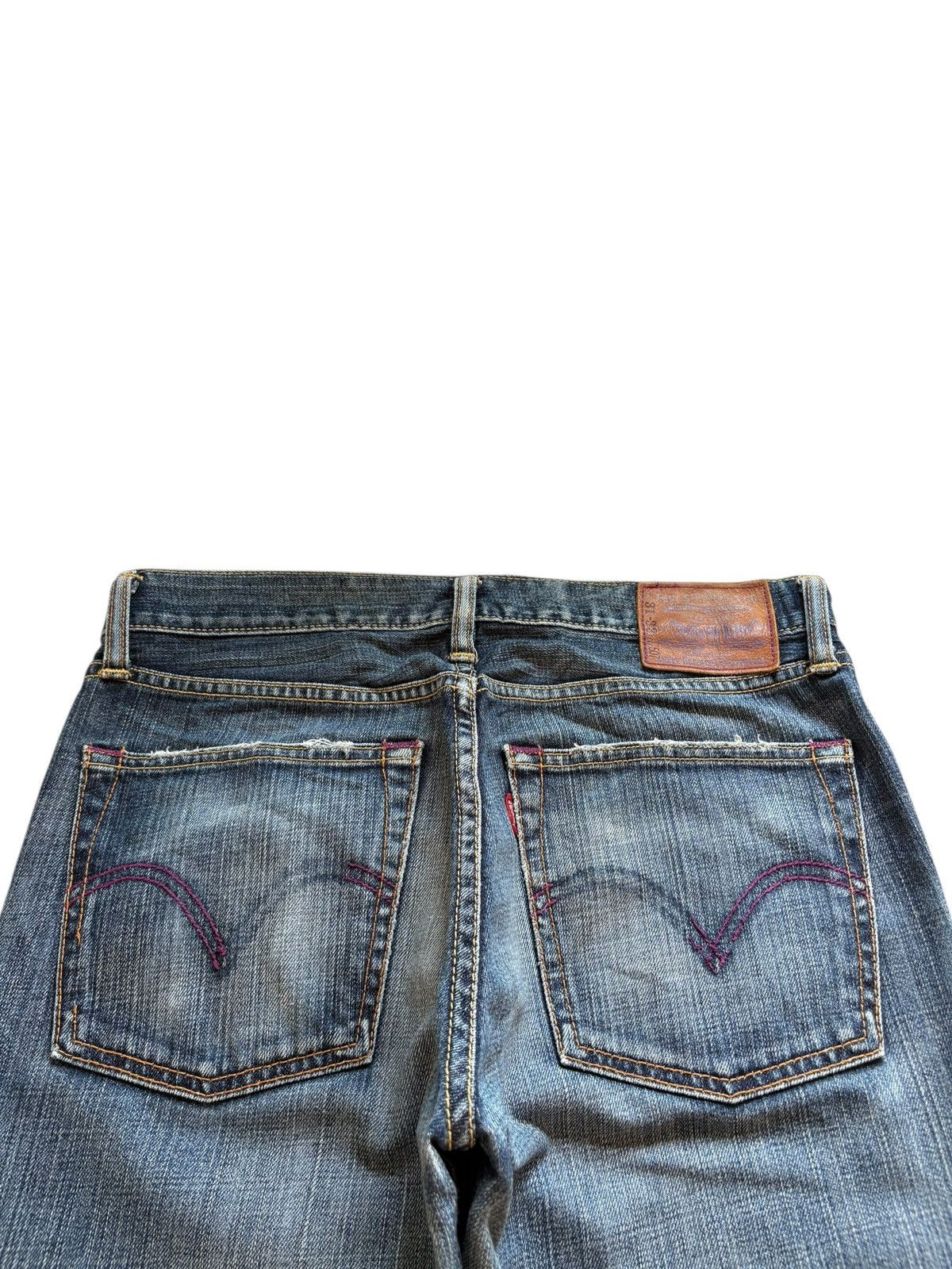 Levi's Vintage 90s Levis 507 Faded Wash Distressed Flare Jeans Size US 31 - 8 Thumbnail