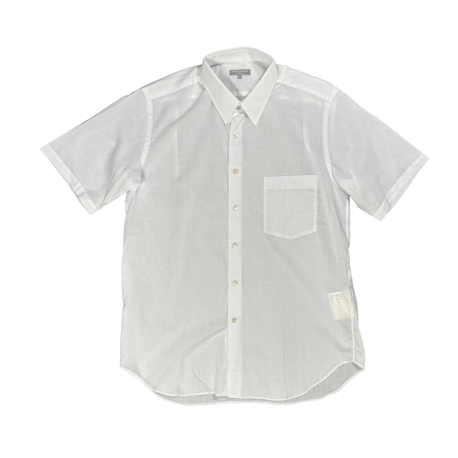 Comme des Garcons Comme Des Garcons Homme White Button Down Shirt Size ONE SIZE - 1 Thumbnail