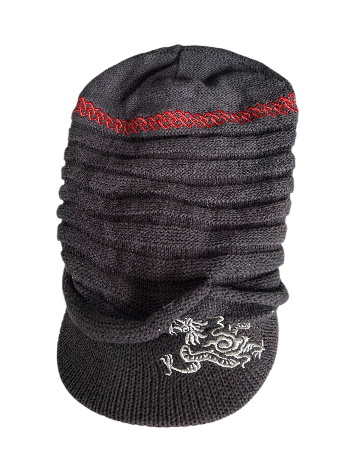 Japanese Brand × Kapital × Vintage RARE* Japanese Brand Style knitt long Hats 🎌☠️☠️ Size ONE SIZE - 5 Thumbnail