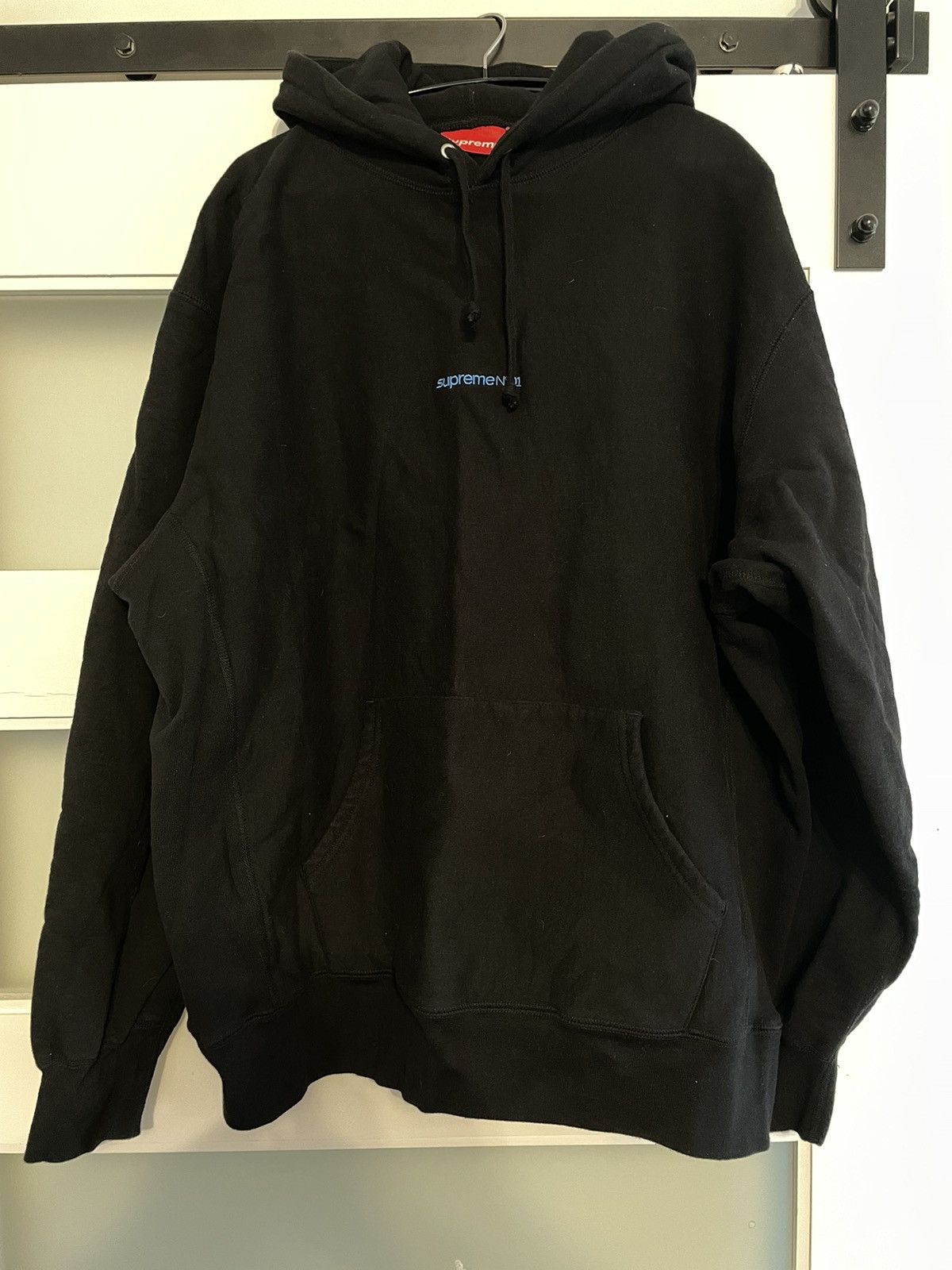 image of Supreme Number One Hoodie in Black, Men's (Size XL)