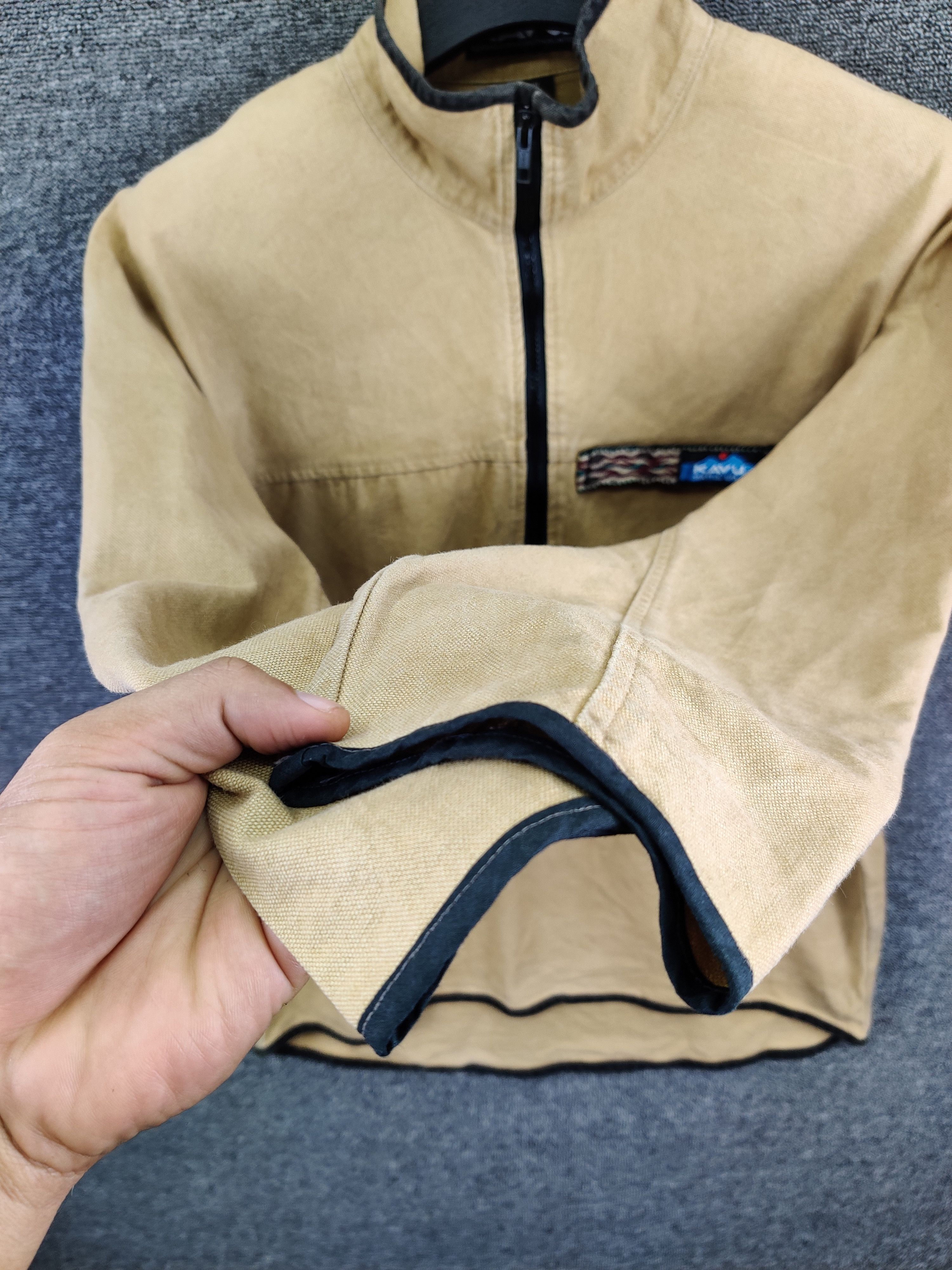 KAVU Vintage Kavu Duck Canvas Half Zipper Jacket Size US M / EU 48-50 / 2 - 12 Thumbnail