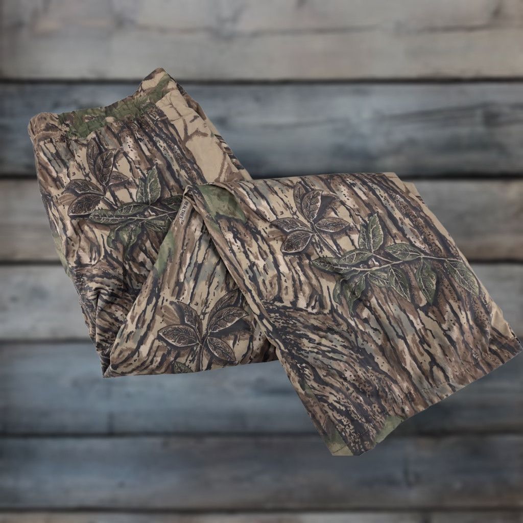 Walls VINTAGE Walls Water Pruf Camo Hunting Drawstring Pants Mens Large Regular 36-38 Realtree Size US 40 / EU 56 - 1 Thumbnail