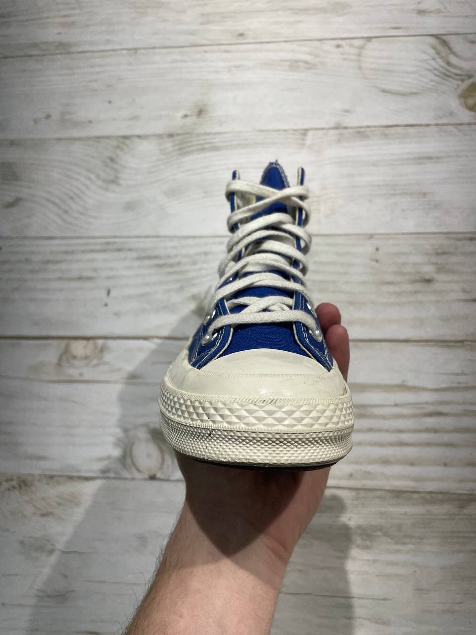 Comme des Garcons Comme Des Garçons Play x Converse High Top Sneakers Woman Size US 8 / IT 38 - 14 Thumbnail