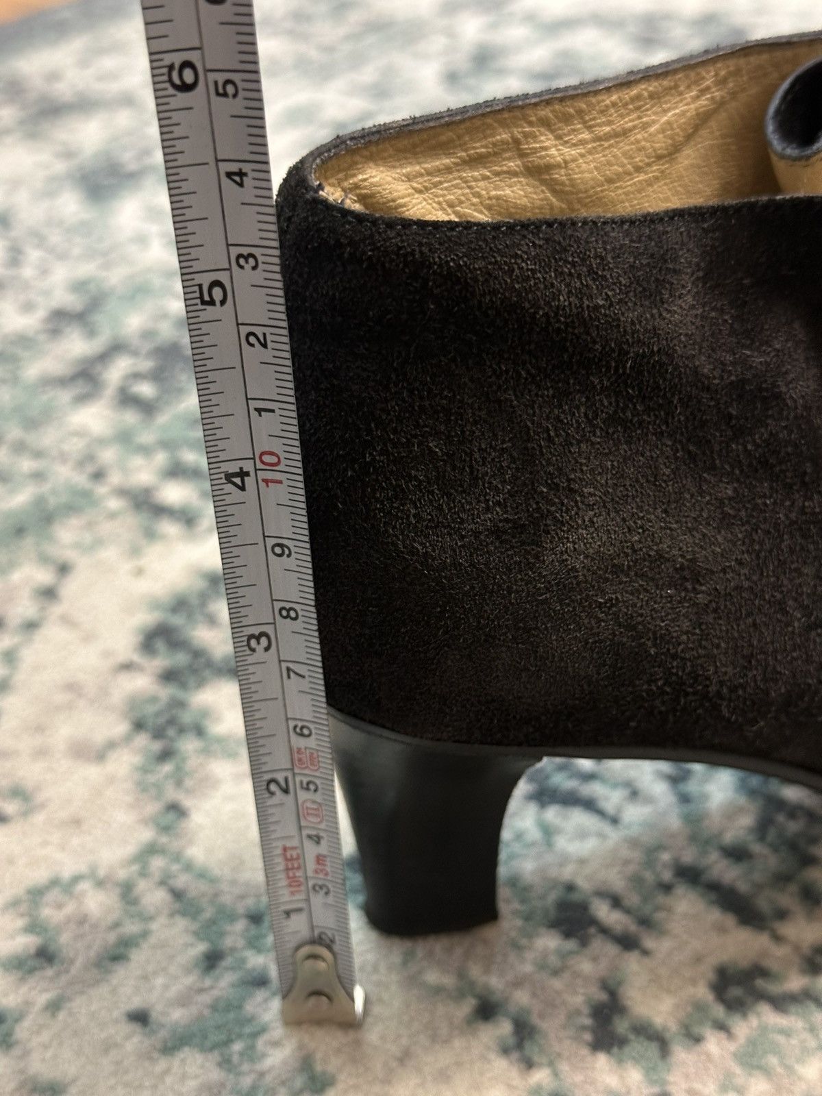 Gucci Gucci Made in Italy Black Suede Leather Ankle Boots Size US 5.5 / IT 35.5 - 22 Thumbnail