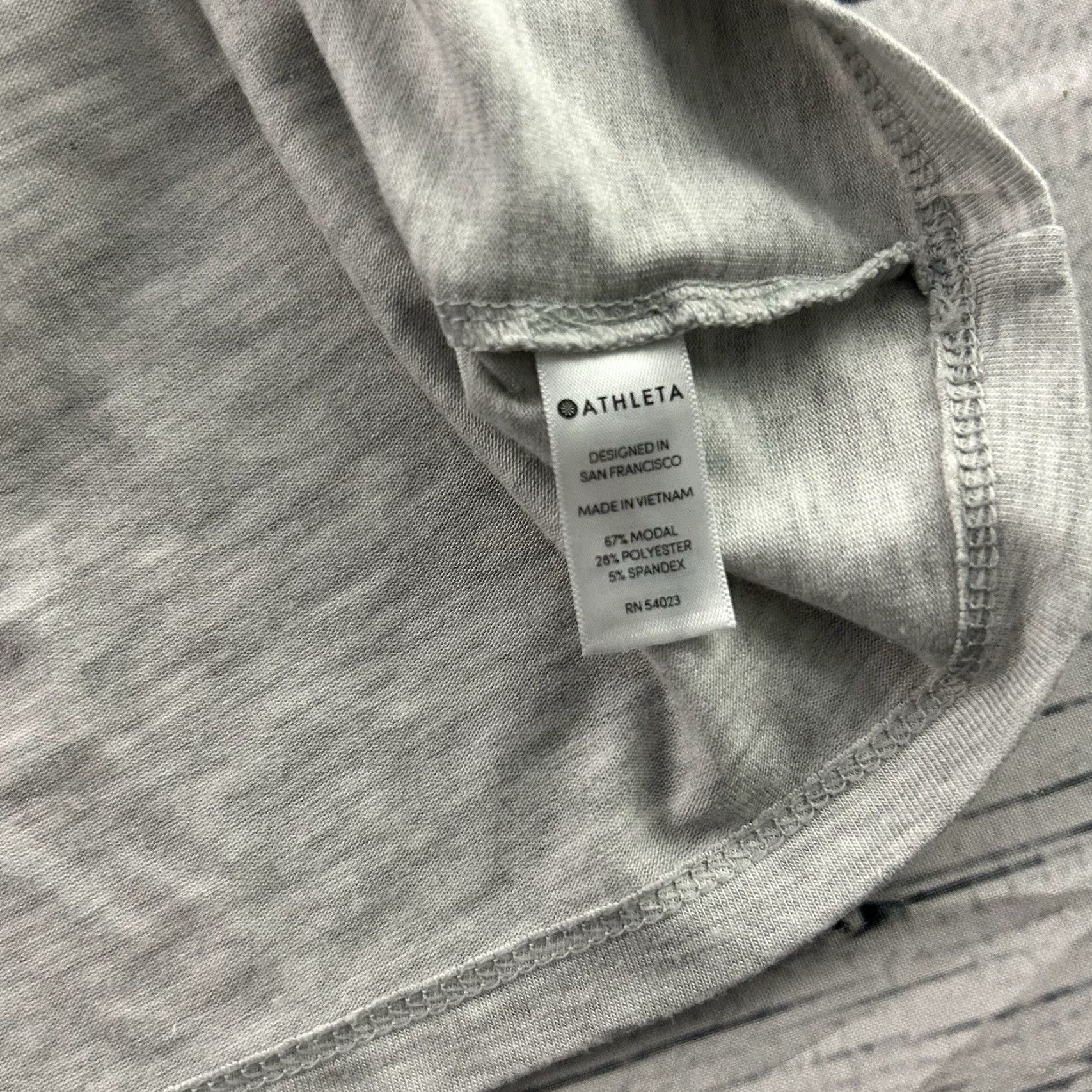 Athleta Athleta Oversized Gray Blouse Women's Small Relaxed Cloudlight Top Size S / US 4 / IT 40 - 5 Thumbnail