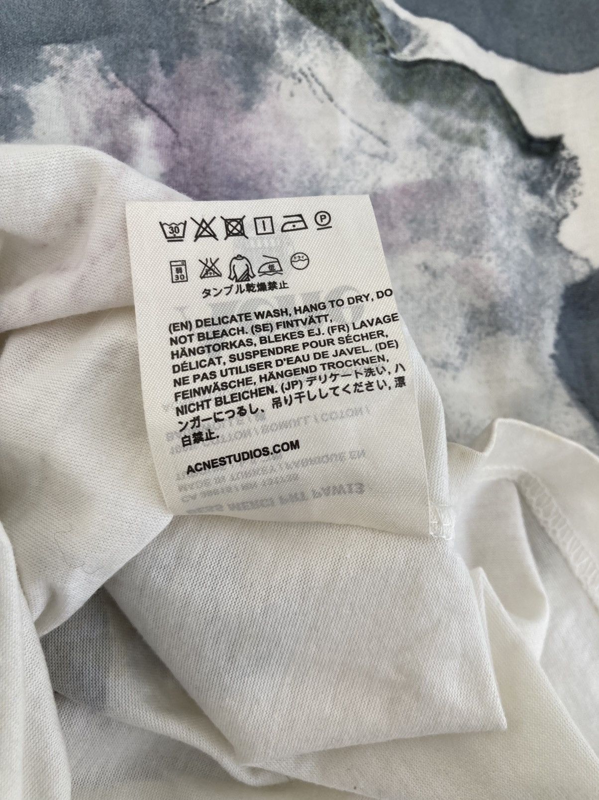 Acne Studios Acne Studios BESS MERCI PRT PAW13 Flowe Print oversize tee Size US M / EU 48-50 / 2 - 11 Thumbnail