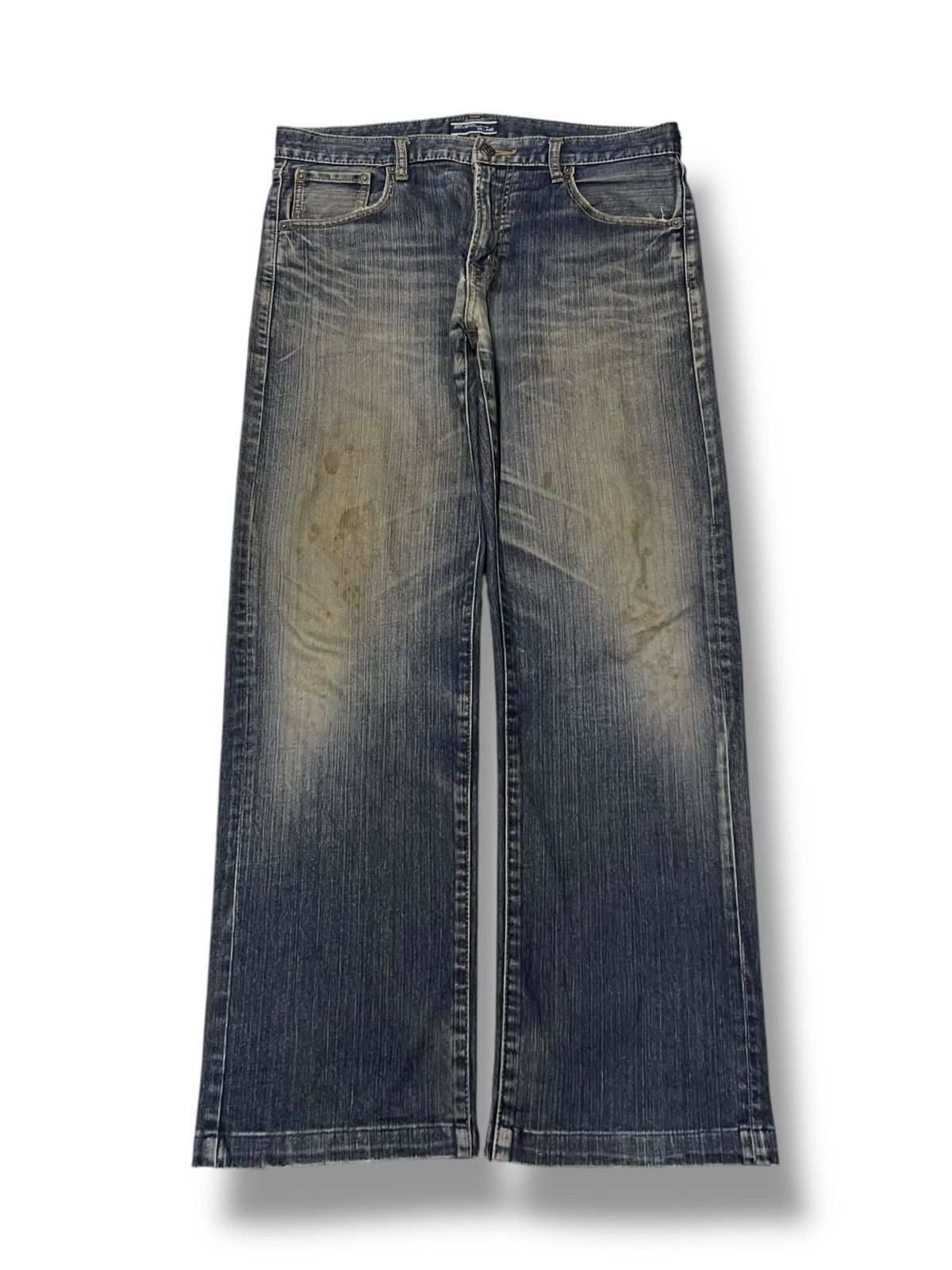 VILLAND Loose Vintage Villand Japan - Faded Mud Wash, Distressed Size US 35 - 2 Thumbnail