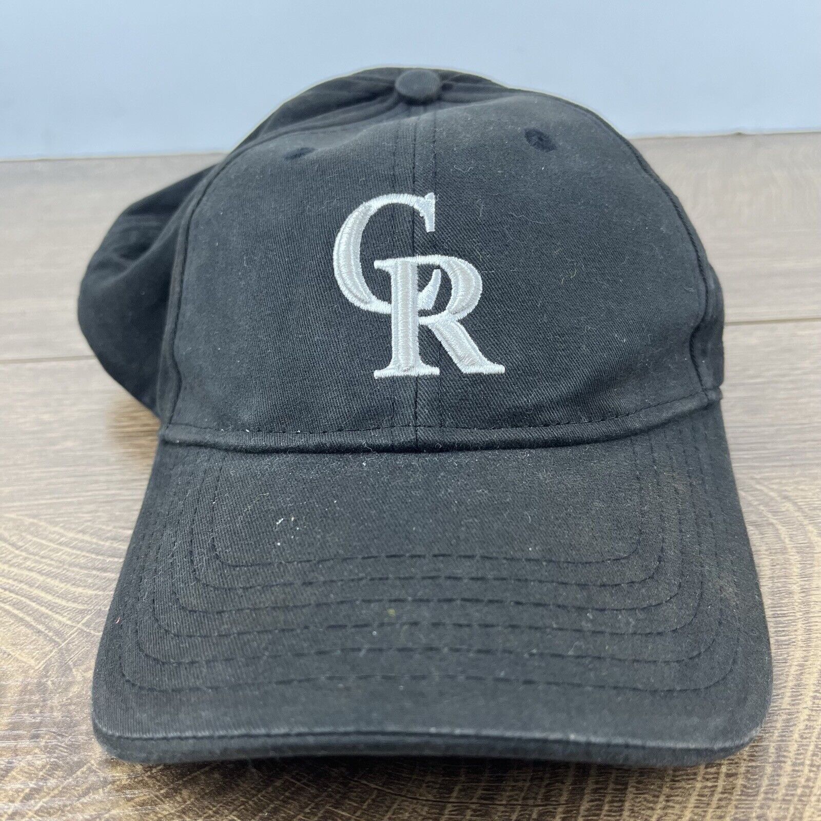 Other Colorado Rockies MLB Hat Black Cap Hat Adjustable Hat Black Size ONE SIZE - 3 Thumbnail
