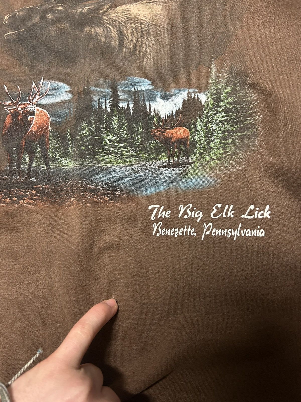 Vintage Vintage brown nature Crewneck Size US XL / EU 56 / 4 - 4 Thumbnail