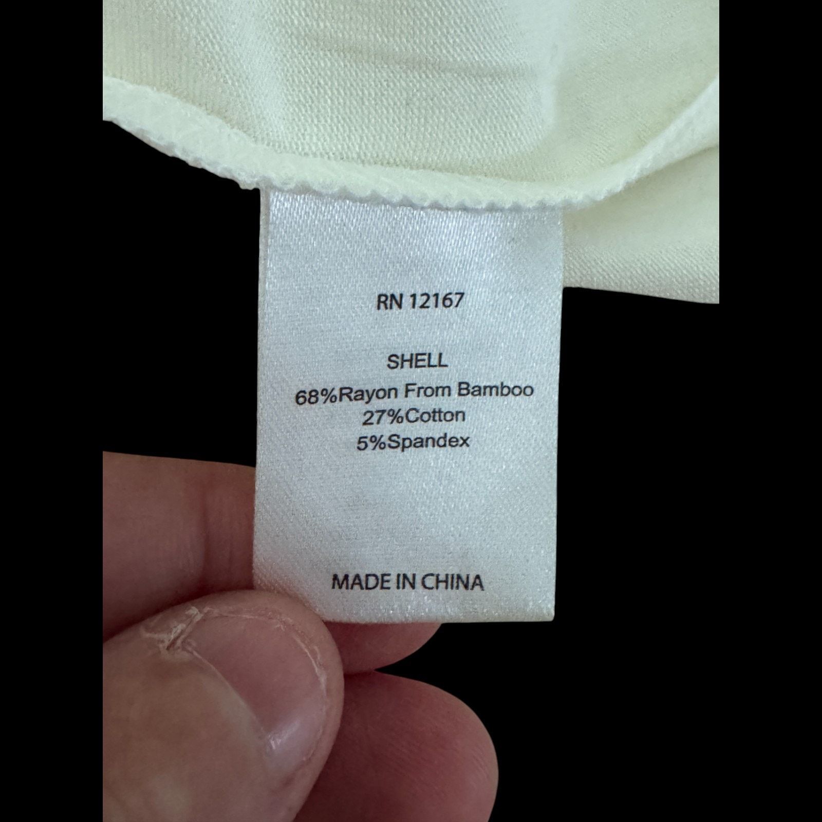Other Laurie Felt 2X White Bamboo Blend V-Neck Tunic Top Size XXL / US 16-18 / IT 52-54 - 13 Thumbnail