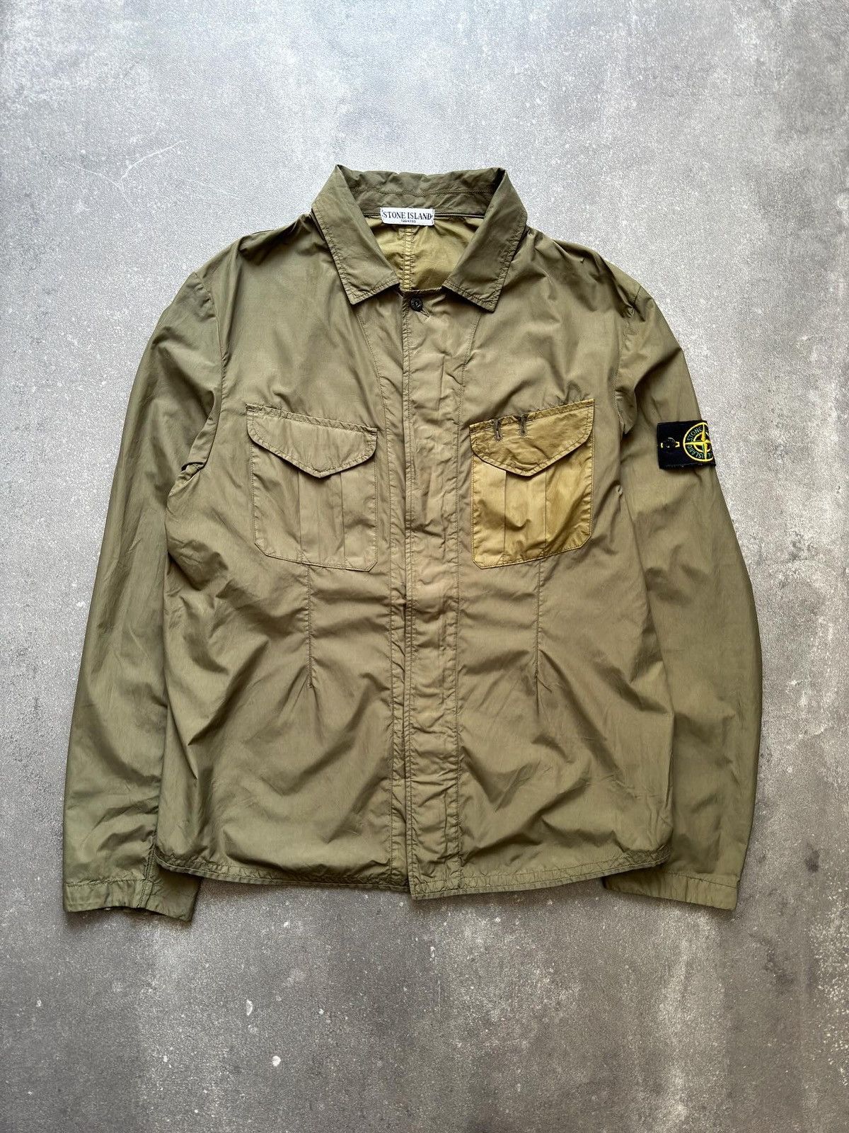 Stone  ストーンアイランド Anorak Overshirt STONE ISLAND ストーンアイランド 国内正規 20SS LOGO PATCH