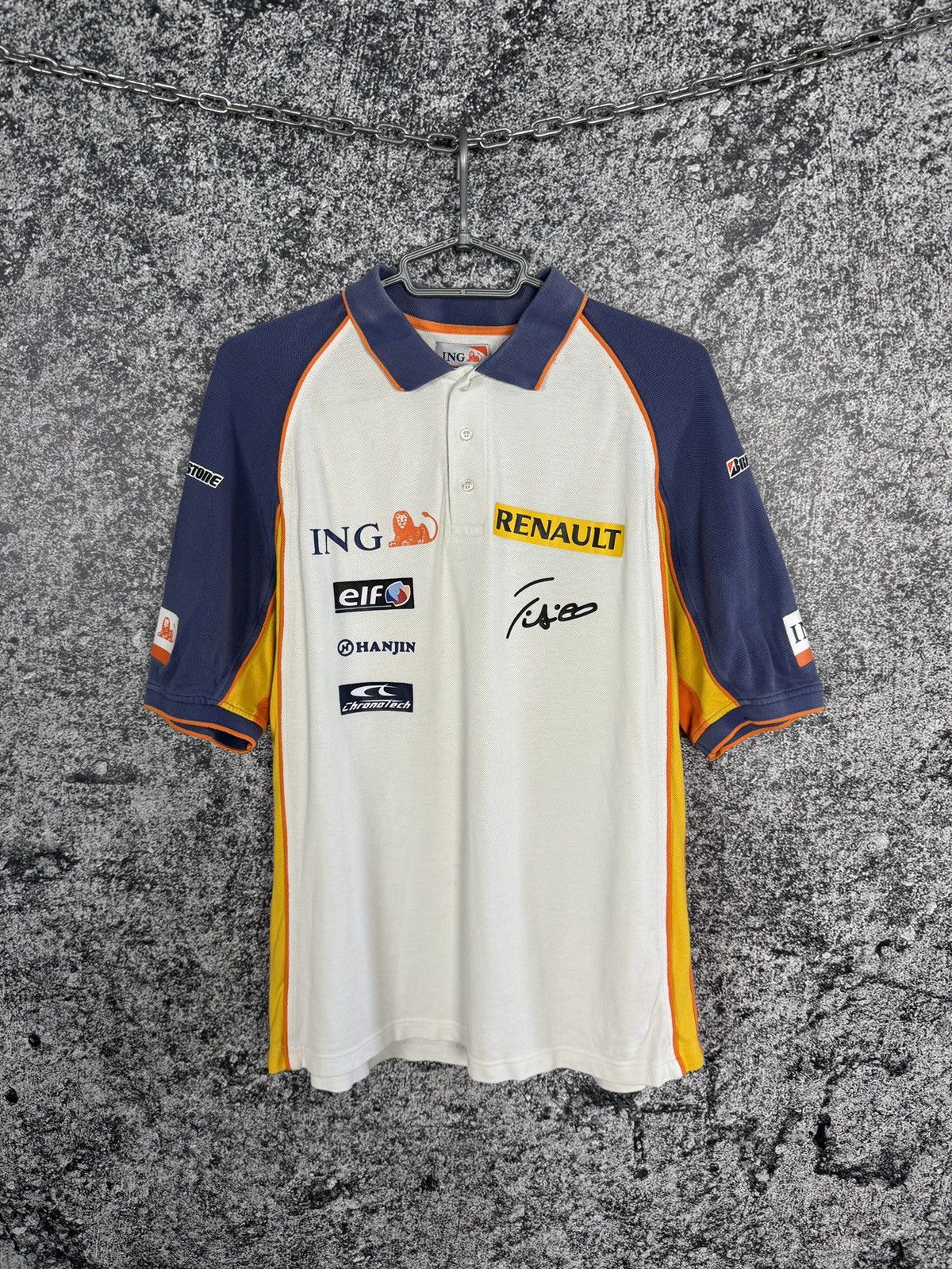 Formula 1 × Vintage Renault F1 Team Racing Polo Shirt ING ELG Vintage Size M Size US M / EU 48-50 / 2 - 2 Thumbnail