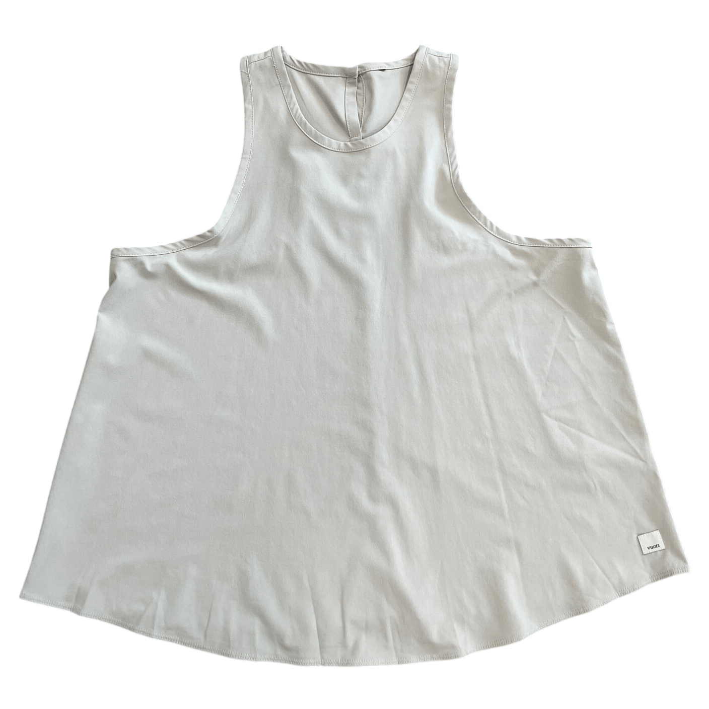 Vuori Vuori Womens Light Beige Racerback Tank Top Loose Fit Active Size M / US 6-8 / IT 42-44 - 5 Thumbnail