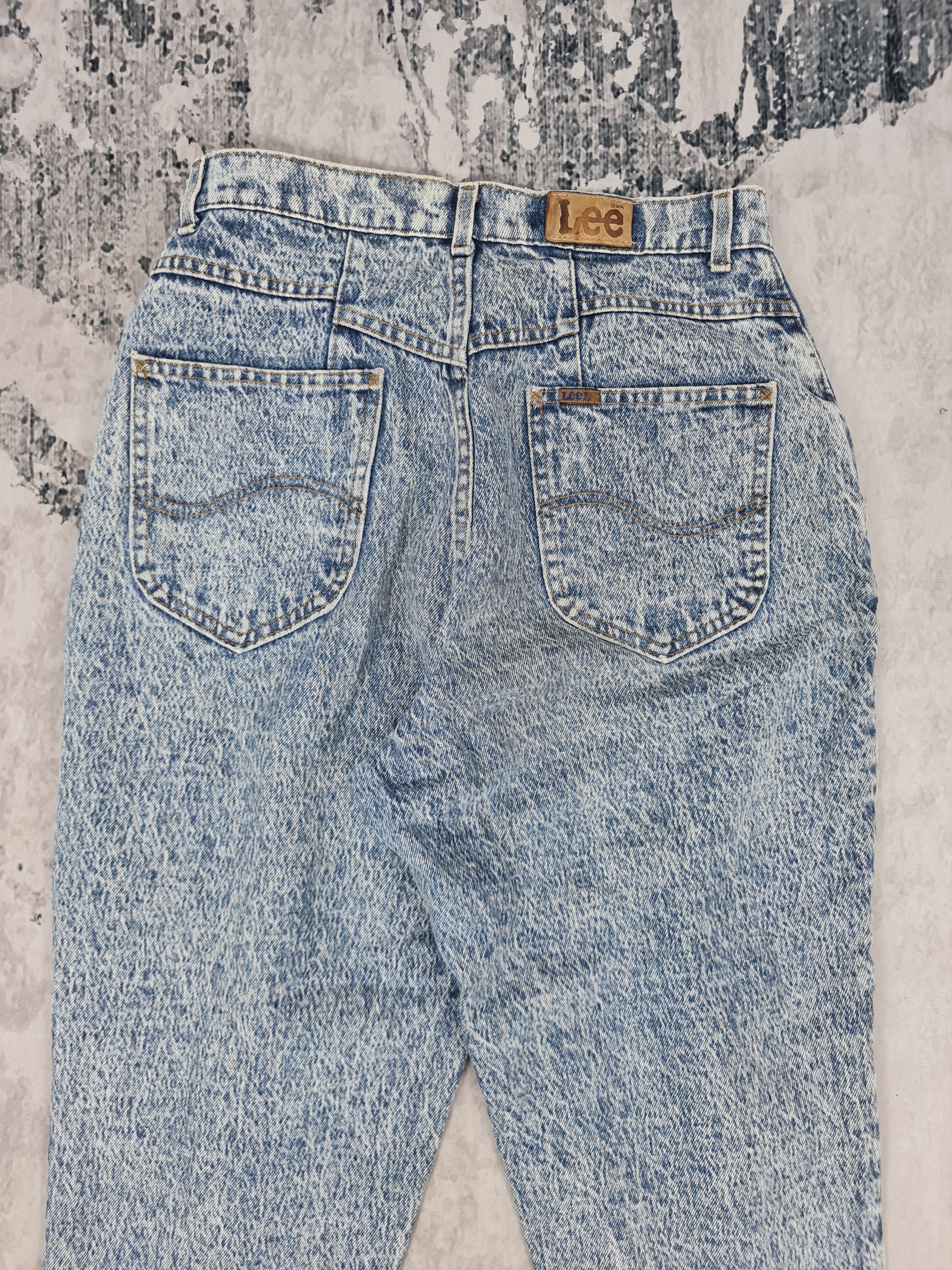 Lee Vtg 80's LEE RIDERS Acid Wash Moms Jeans 29x27 JB0123 Size 29" - 9 Thumbnail